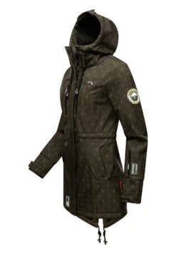 Marikoo ZimtzickeParkaDark Olive W Print Donna Cappotti M5M21U005-N12 6 Marikoo ZimtzickeParkaDark Olive W Print Donna Cappotti M5M21U005-N12 -Marikoo Negozio 044f8fce4bb54dceb216ac38a329e0fc