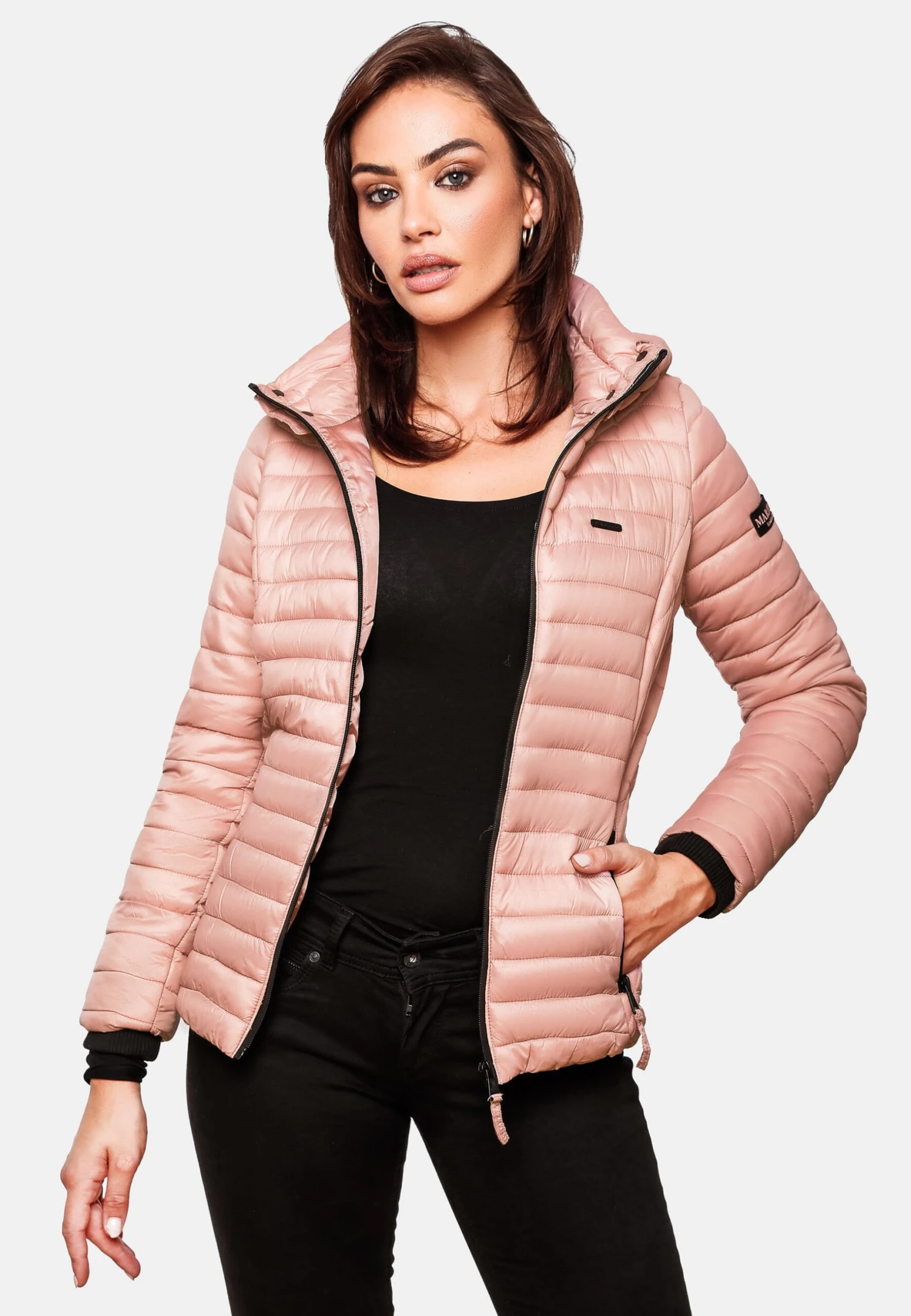 Marikoo SamtpfoteGiacca Da Mezza StagionePowder Rose Donna Giacche E Blazer M5M21U004-O13 3 Marikoo SamtpfoteGiacca Da Mezza StagionePowder Rose Donna Giacche E Blazer M5M21U004-O13 - immagine 3