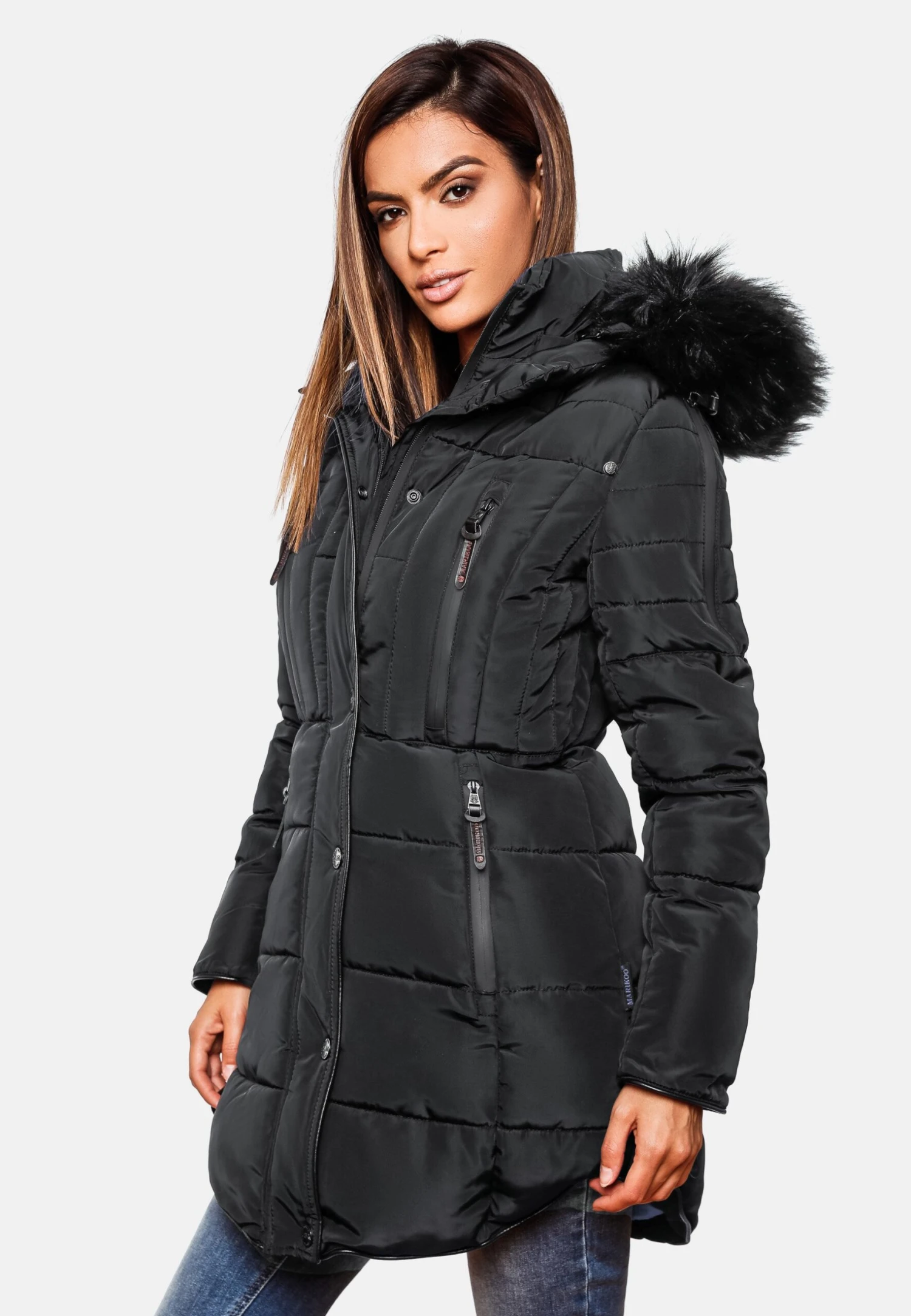 Marikoo MoonshineCappotto InvernaleBlack Donna Cappotti M5M21U00C-Q11 4 Marikoo MoonshineCappotto InvernaleBlack Donna Cappotti M5M21U00C-Q11 - immagine 4