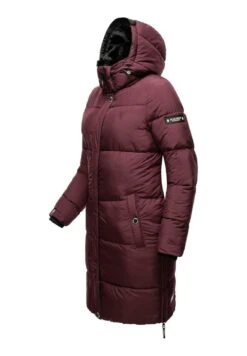 Marikoo StreliziaaCappotto InvernaleDark Red Melange Donna Cappotti M5M21U011-G12 -Marikoo Negozio 08bb3b120fb14e4eb9f23531160bd83b