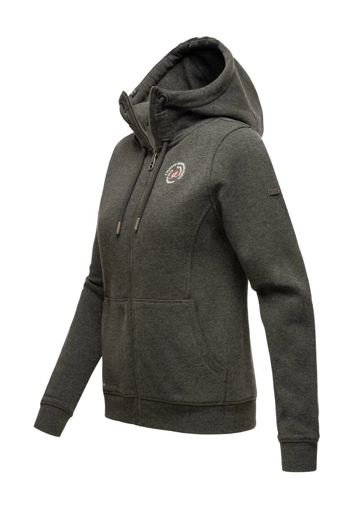 Marikoo SetsunaaFelpa Con ZipDarkgreymelange Donna Felpe M5M21J001-C11 3 Marikoo SetsunaaFelpa Con ZipDarkgreymelange Donna Felpe M5M21J001-C11 - immagine 3