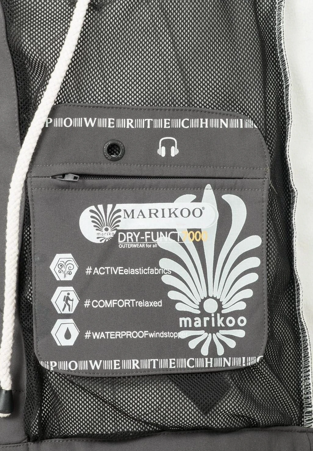 Marikoo Zimtzicke - Parka - Anthracit Melange 6 Marikoo Zimtzicke - Parka - Anthracit Melange - immagine 6