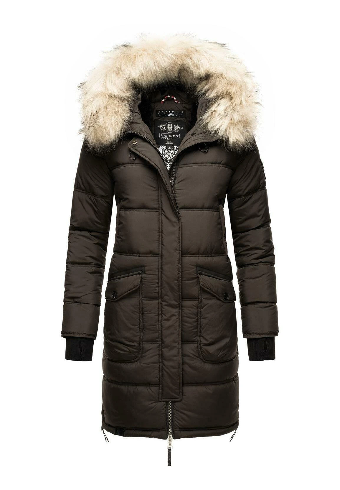 Marikoo Chaskaa - Cappotto Invernale - Dark Grey 1 Marikoo Chaskaa - Cappotto Invernale - Dark Grey