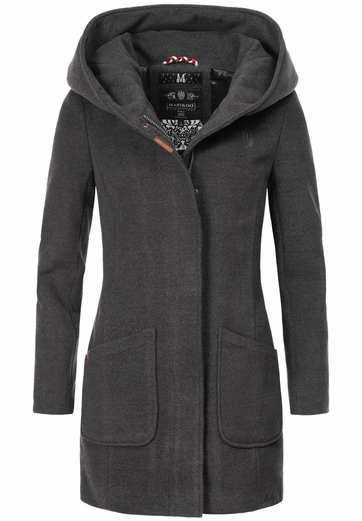 Marikoo Cappotto CortoAnthrazit Donna Cappotti M5M21U00Q-Q12 1 Marikoo Cappotto CortoAnthrazit Donna Cappotti M5M21U00Q-Q12