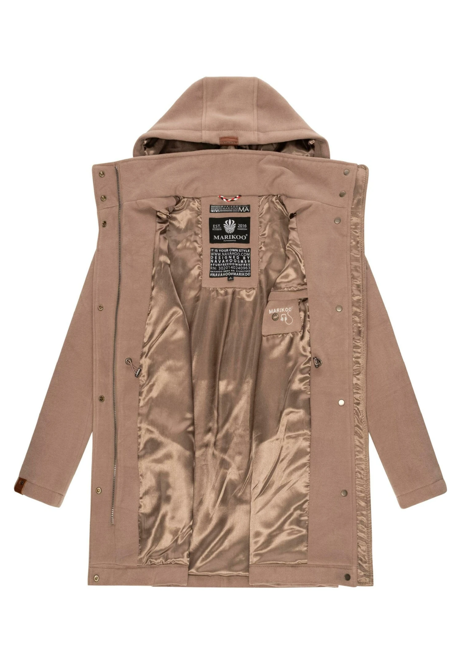 Marikoo Leilaniaa - Cappotto Invernale - Taupe 3 Marikoo Leilaniaa - Cappotto Invernale - Taupe - immagine 3