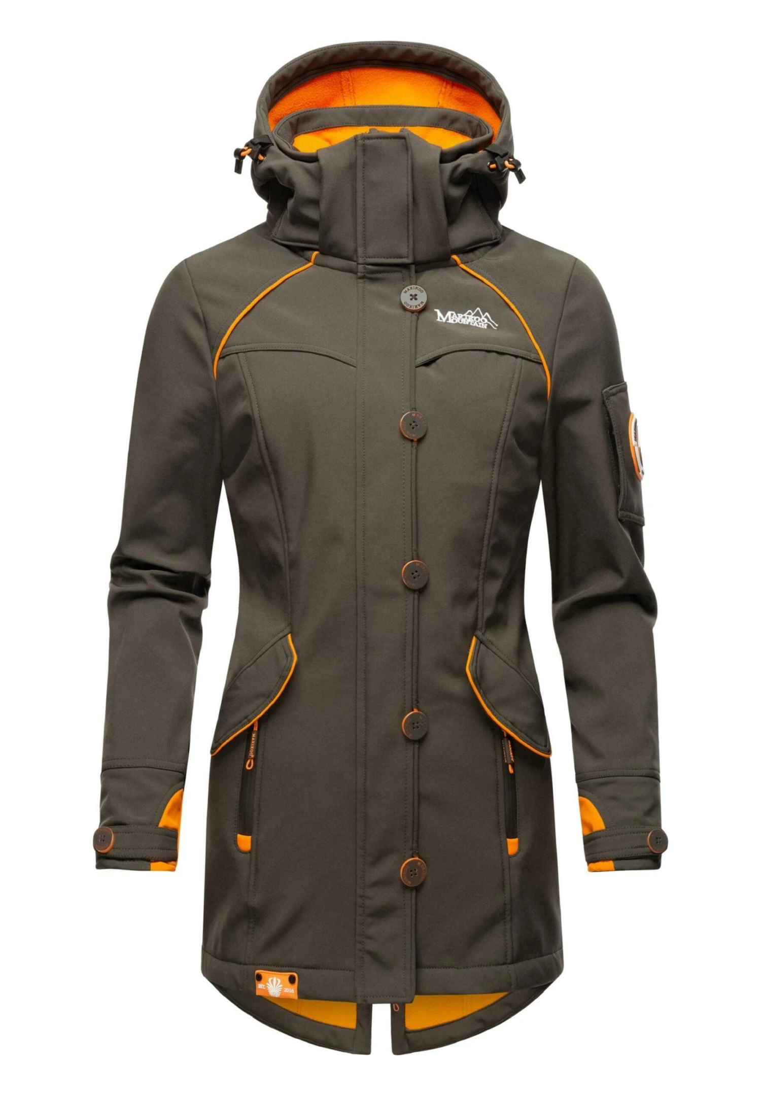 Marikoo Soulinaa - Parka - Dark Grey 6 Marikoo Soulinaa - Parka - Dark Grey - immagine 6