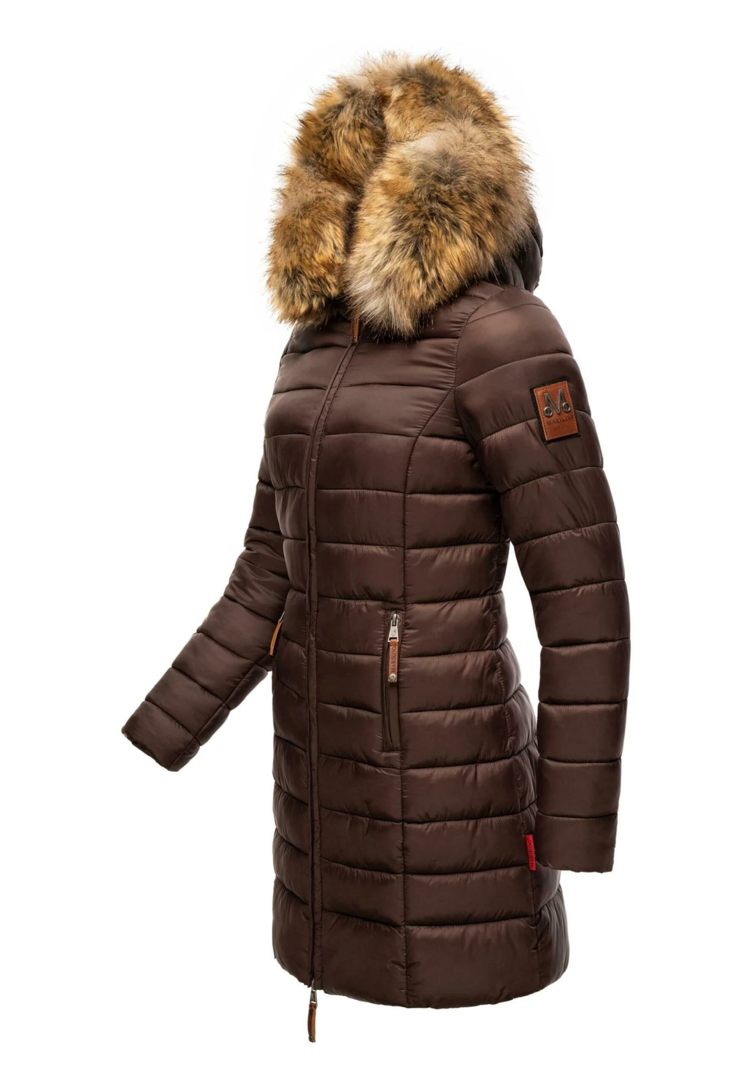 Marikoo SteppCappotto InvernaleDark Choco Donna Cappotti M5M21U001-O13 8 Marikoo SteppCappotto InvernaleDark Choco Donna Cappotti M5M21U001-O13 - immagine 8