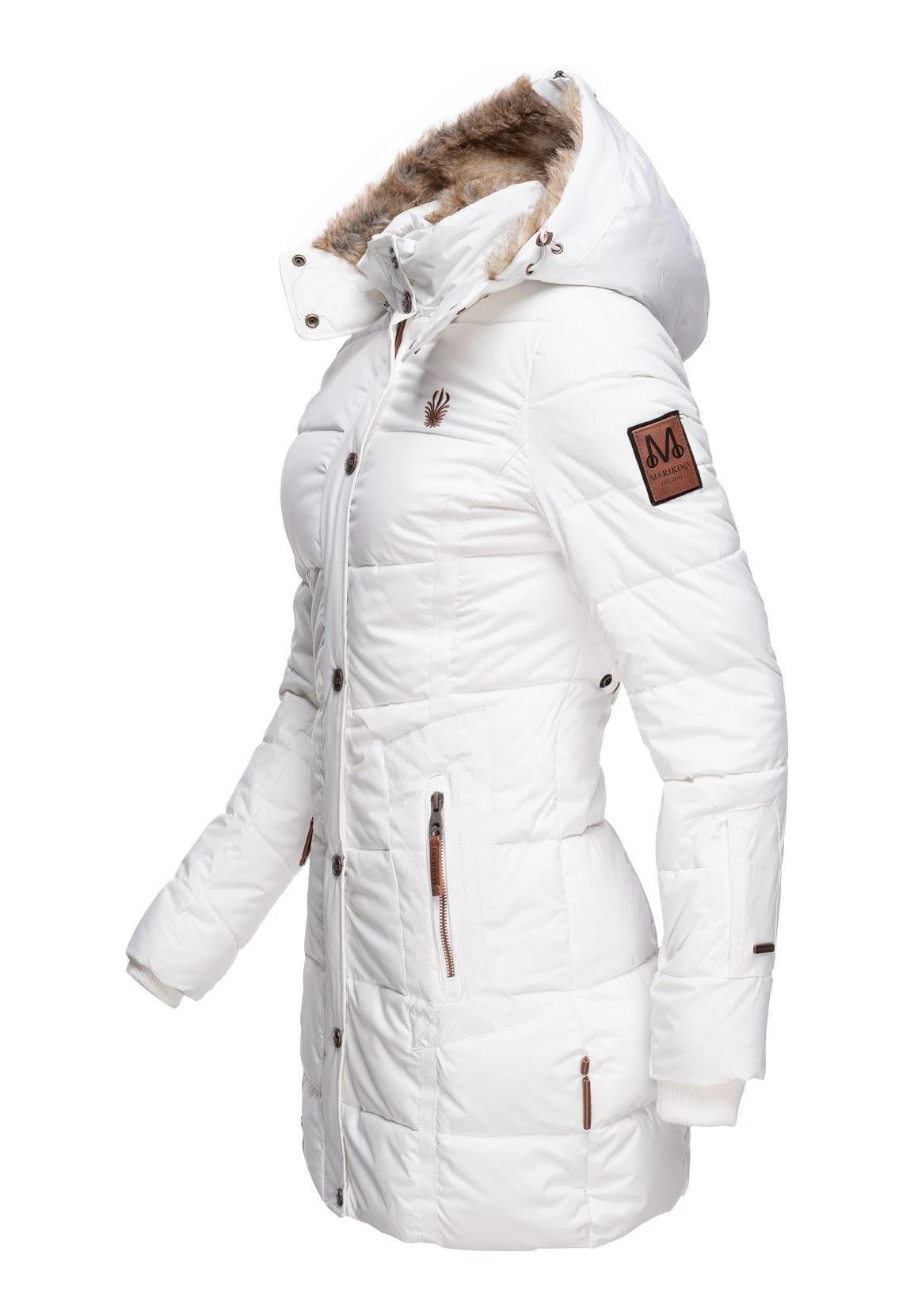 Marikoo LieblingsCappotto InvernaleWeiß Donna Cappotti M5M21U00F-A11 3 Marikoo LieblingsCappotto InvernaleWeiß Donna Cappotti M5M21U00F-A11 - immagine 3