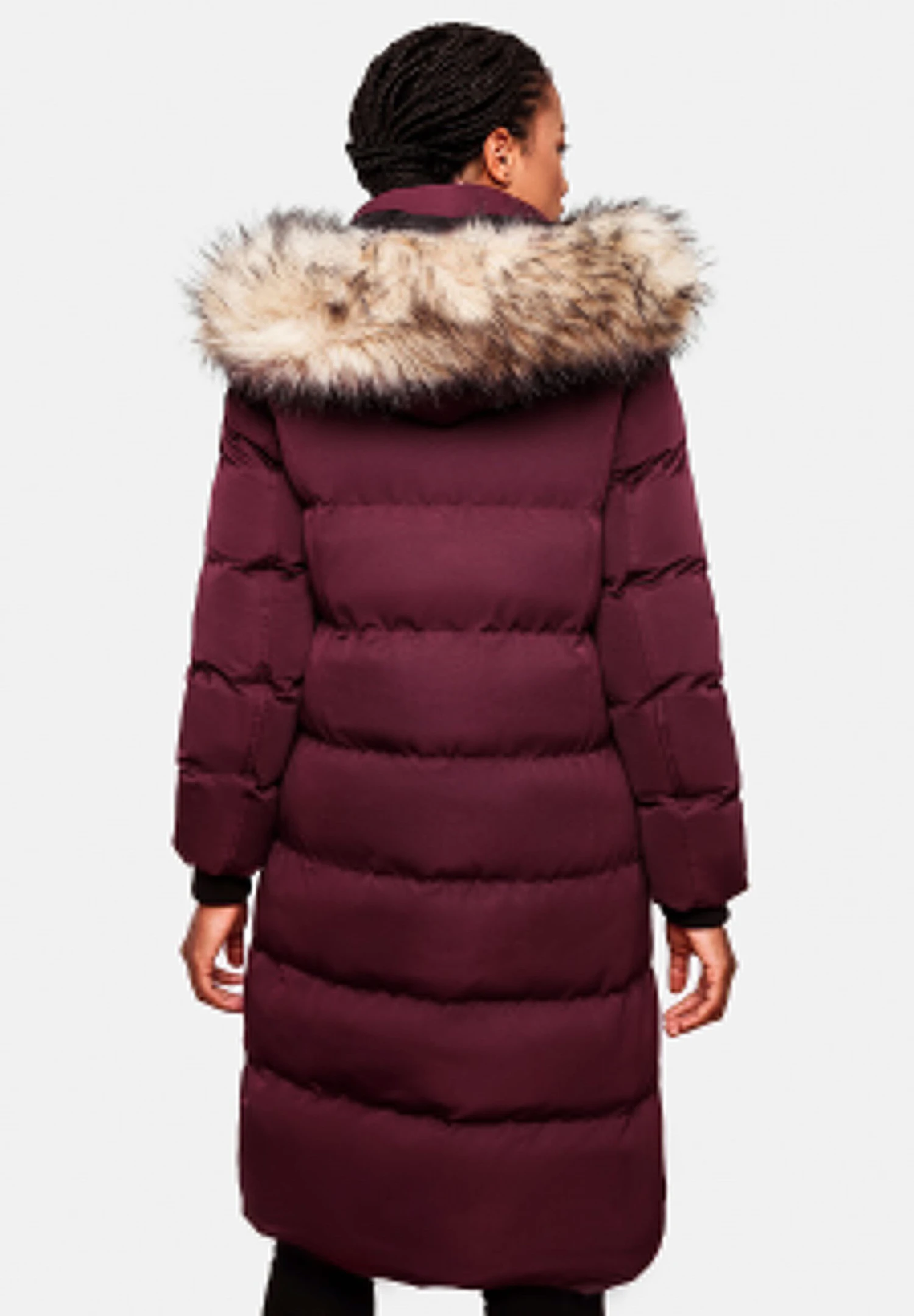 Marikoo Cappotto InvernaleDark Red Melange Donna Cappotti M5M21U017-G11 2 Marikoo Cappotto InvernaleDark Red Melange Donna Cappotti M5M21U017-G11 - immagine 2