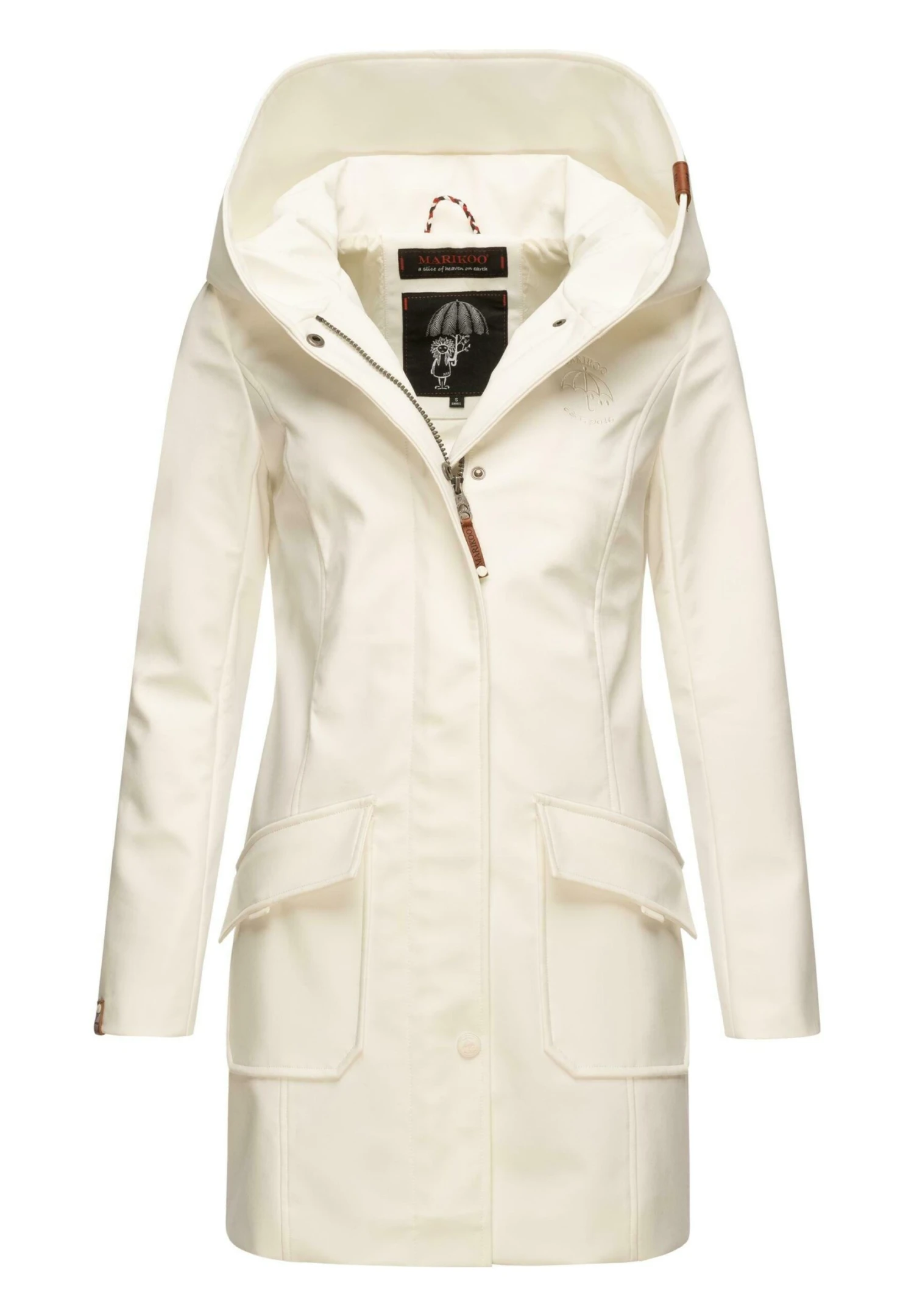 Marikoo MayleenImpermeabileOffwhite Donna Giacche E Blazer M5M21U00V-A11 5 Marikoo MayleenImpermeabileOffwhite Donna Giacche E Blazer M5M21U00V-A11 - immagine 5