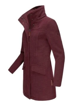 Marikoo Leilaniaa - Cappotto Invernale - Bordeaux Melange -Marikoo Negozio 26e90e1a72204673861d280fba2da880