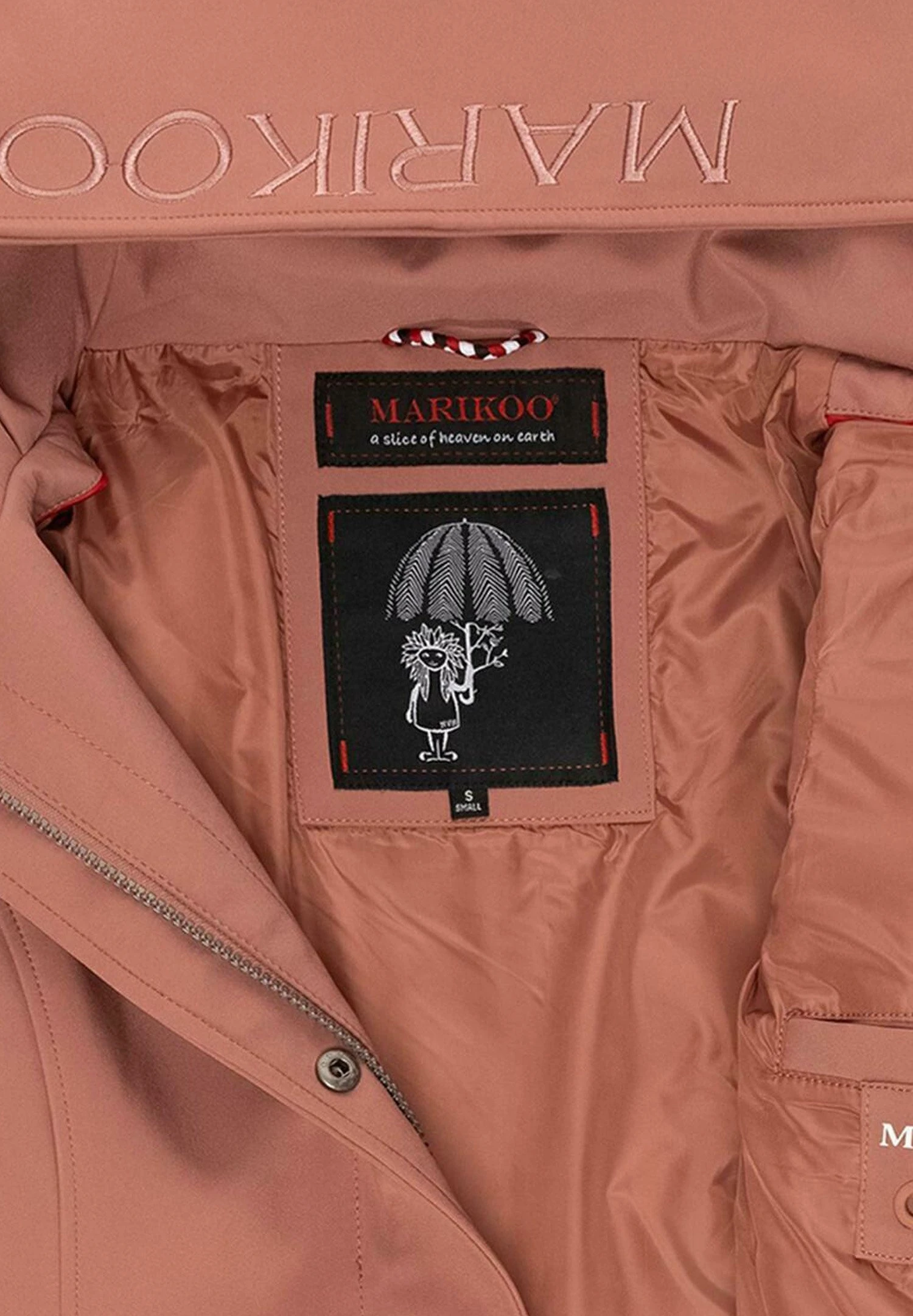 Marikoo MayleenImpermeabileTerracotta Donna Giacche E Blazer M5M21U00V-G13 6 Marikoo MayleenImpermeabileTerracotta Donna Giacche E Blazer M5M21U00V-G13 - immagine 6