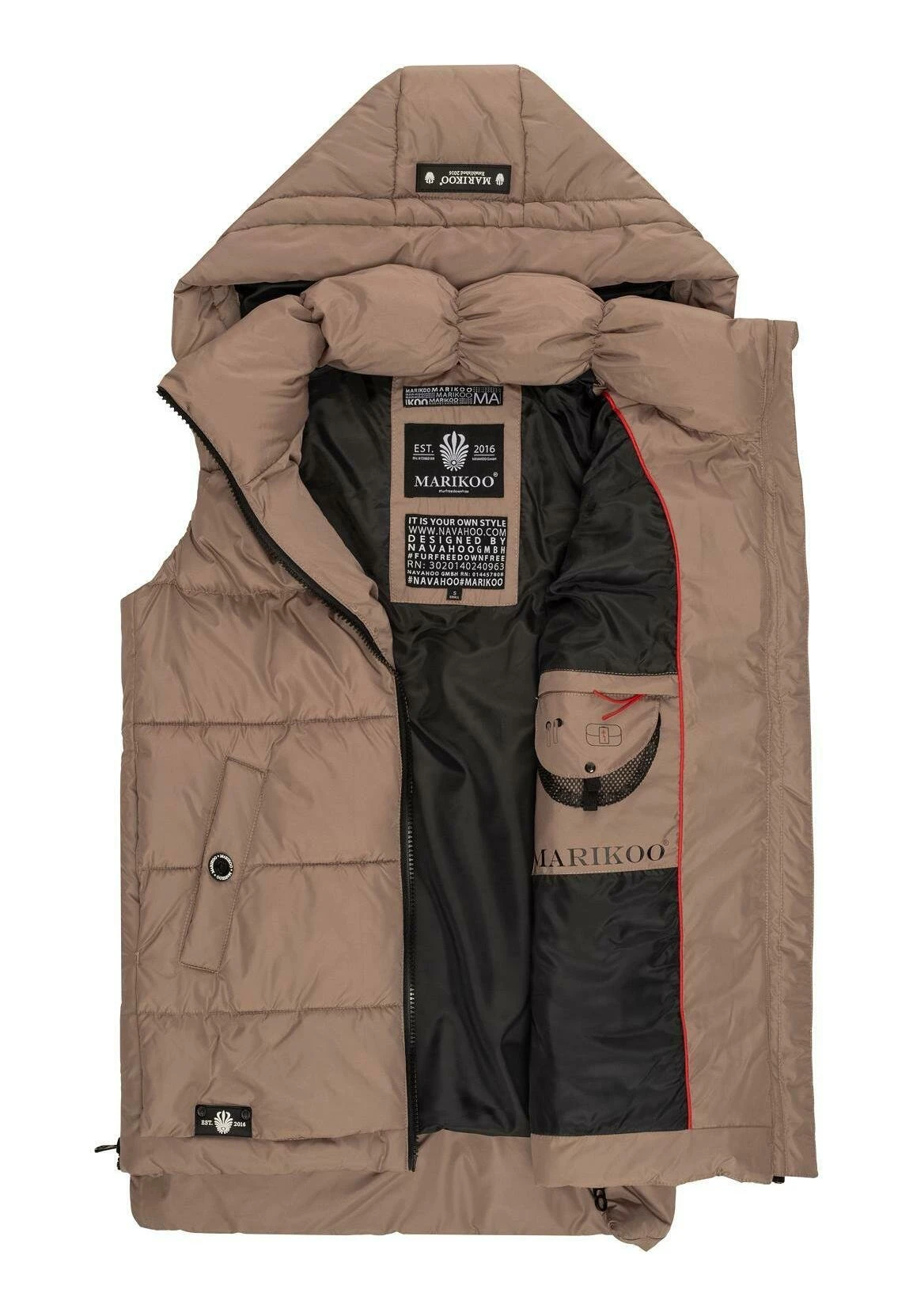 Marikoo Zarinaa - Smanicato - Taupe 3 Marikoo Zarinaa - Smanicato - Taupe - immagine 3