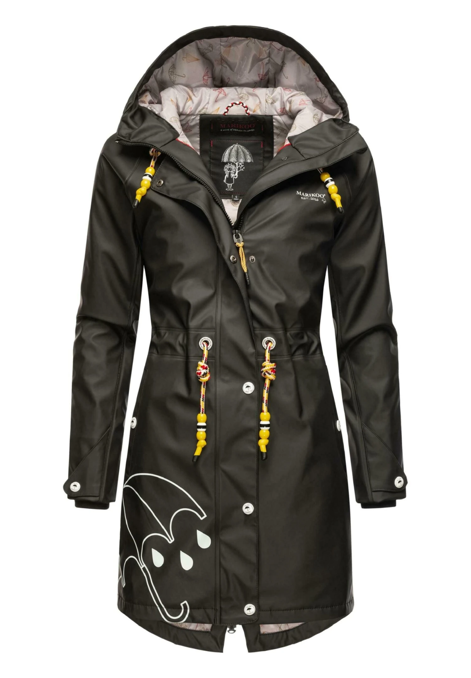 Marikoo Dancing Umbrella - Impermeabile - Black 5 Marikoo Dancing Umbrella - Impermeabile - Black - immagine 5