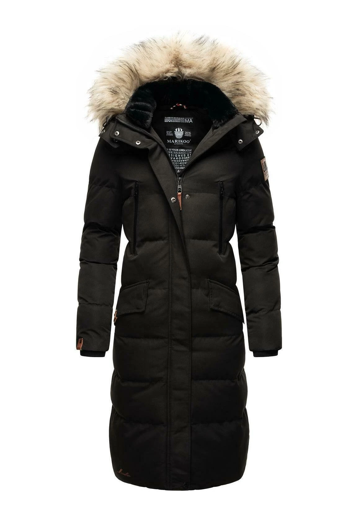 Marikoo Cappotto Invernale - Black 5 Marikoo Cappotto Invernale - Black - immagine 5