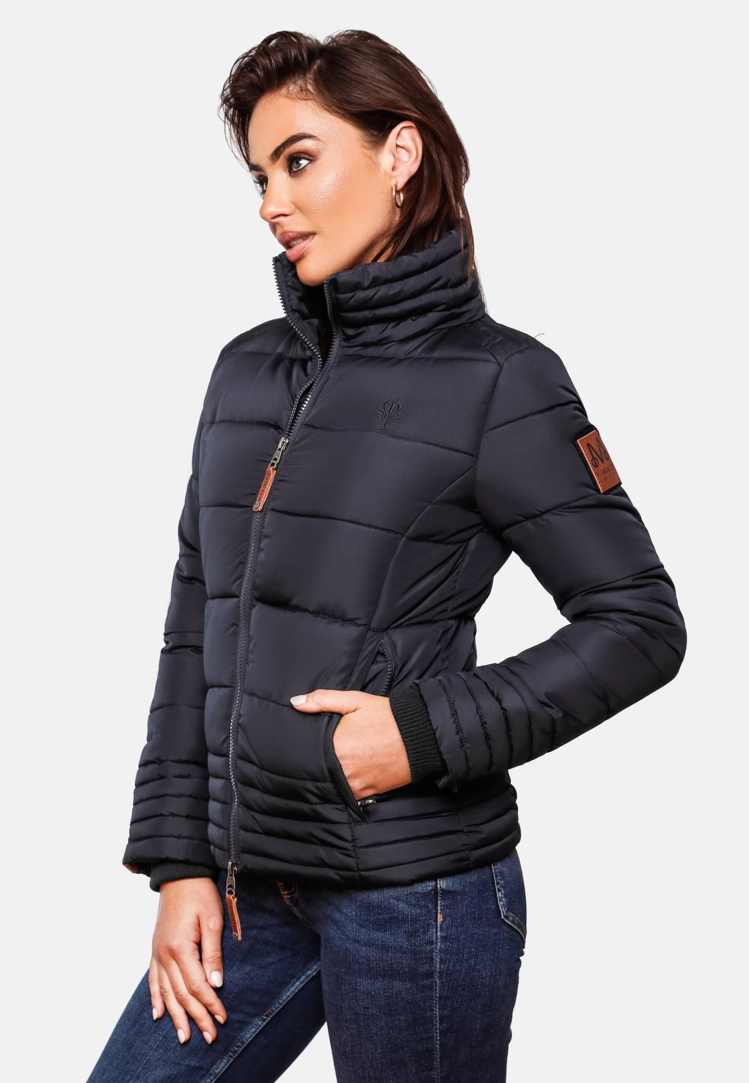 Marikoo Giacca InvernaleNavy Donna Giacche E Blazer M5M21U007-K11 4 Marikoo Giacca InvernaleNavy Donna Giacche E Blazer M5M21U007-K11 - immagine 4