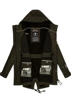 Marikoo ZimtzickeParkaDark Olive W Print Donna Cappotti M5M21U005-N12 7 Marikoo ZimtzickeParkaDark Olive W Print Donna Cappotti M5M21U005-N12 -Marikoo Negozio 38c76e6ee23d40f989cc8a1fd07a7ee2