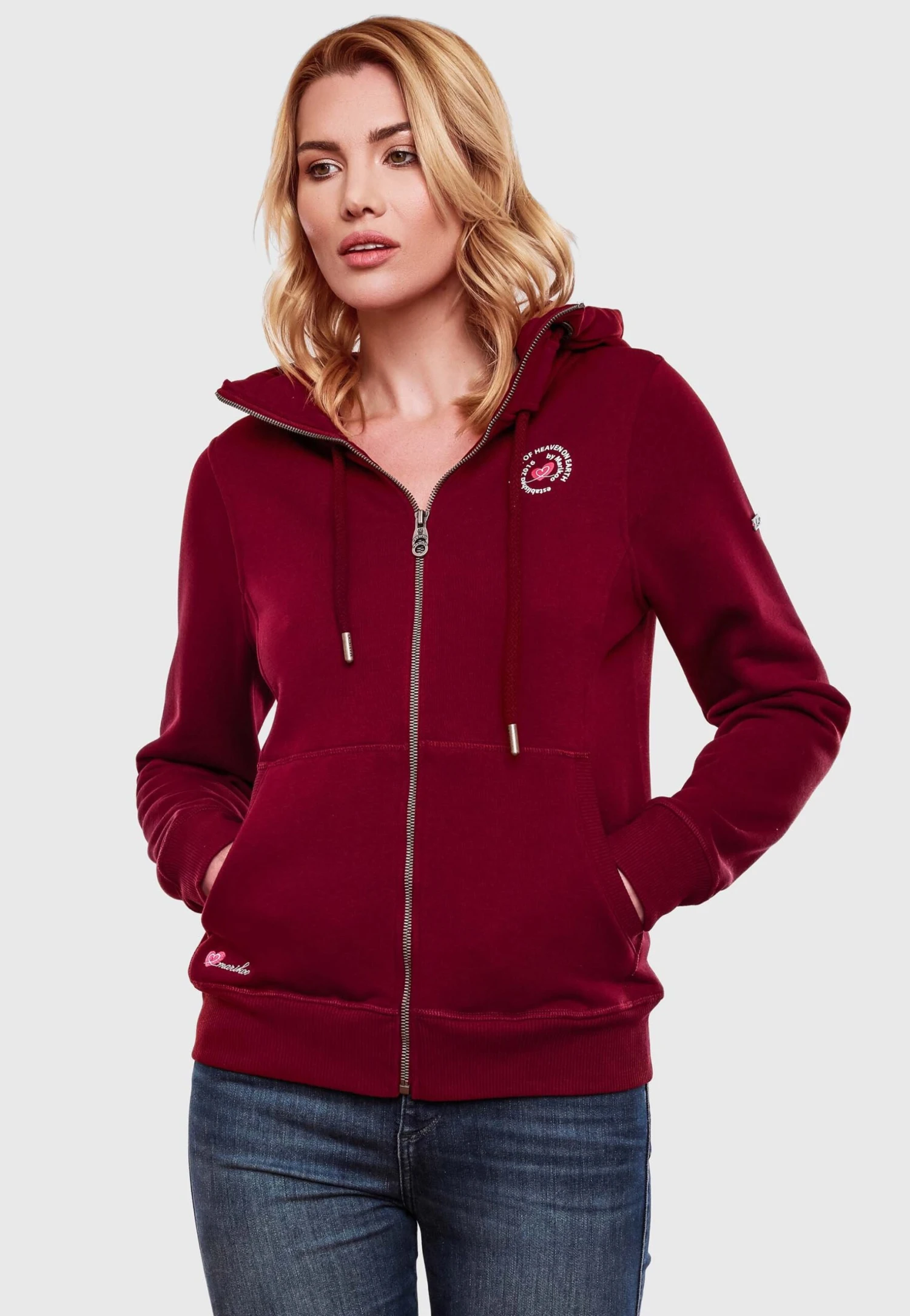 Marikoo SetsunaaFelpa Con ZipBordeaux Donna Felpe M5M21J001-G11 1 Marikoo SetsunaaFelpa Con ZipBordeaux Donna Felpe M5M21J001-G11