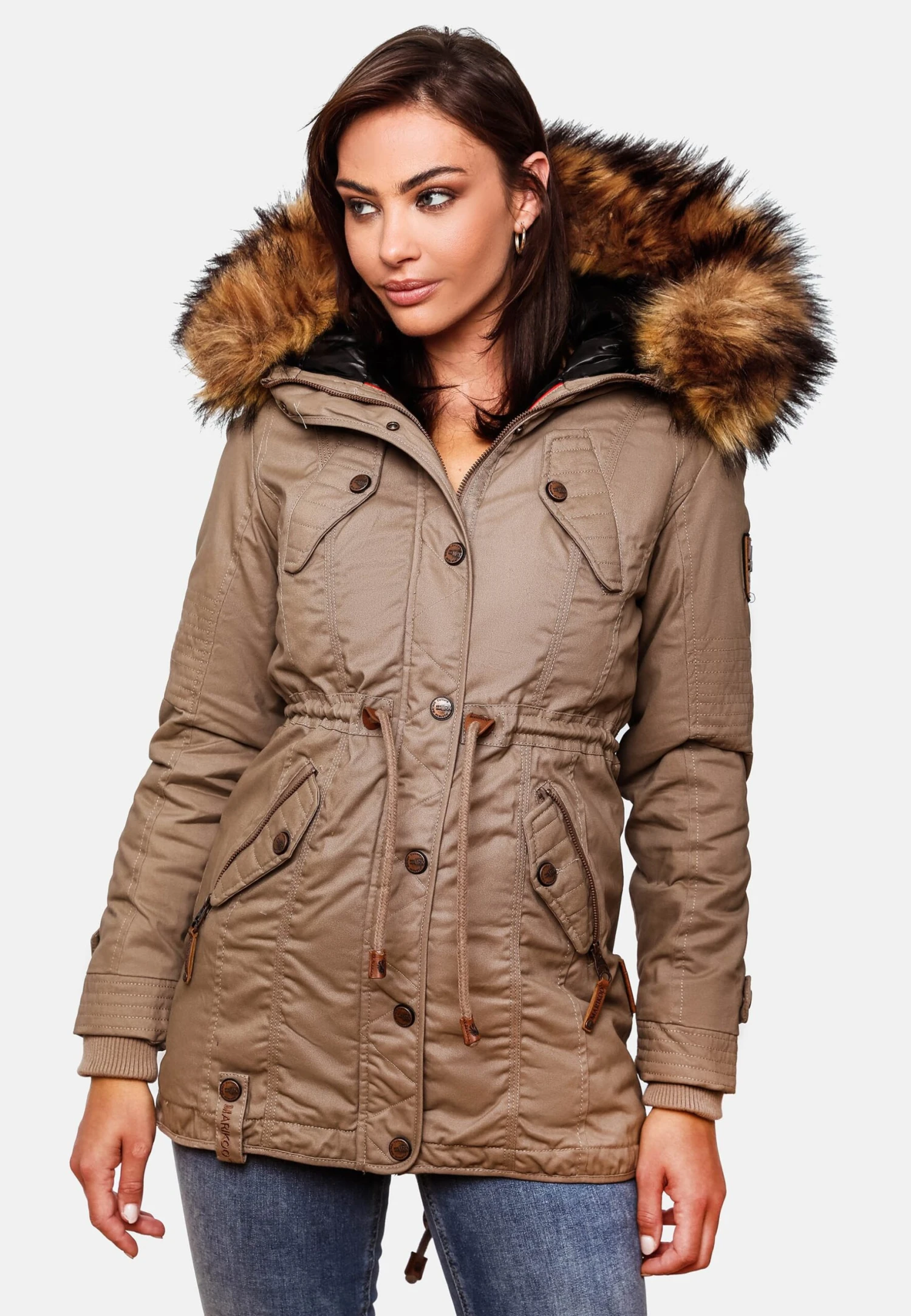 Marikoo Viva- Cappotto Invernale - Taupe Grey 1 Marikoo Viva- Cappotto Invernale - Taupe Grey