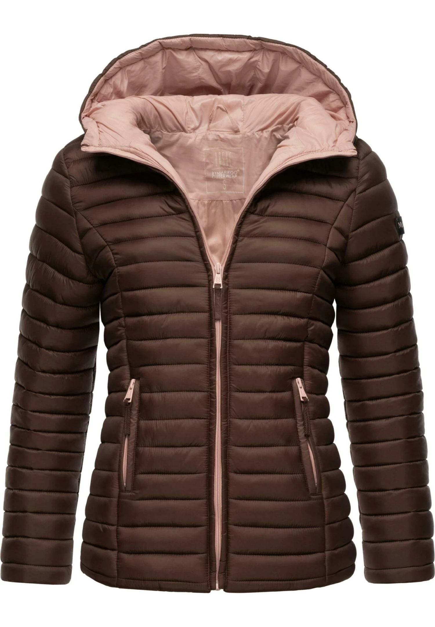 Marikoo AsraaGiacca Da Mezza StagioneDark Choco Donna Giacche E Blazer M5M21U00Z-O11 1 Marikoo AsraaGiacca Da Mezza StagioneDark Choco Donna Giacche E Blazer M5M21U00Z-O11