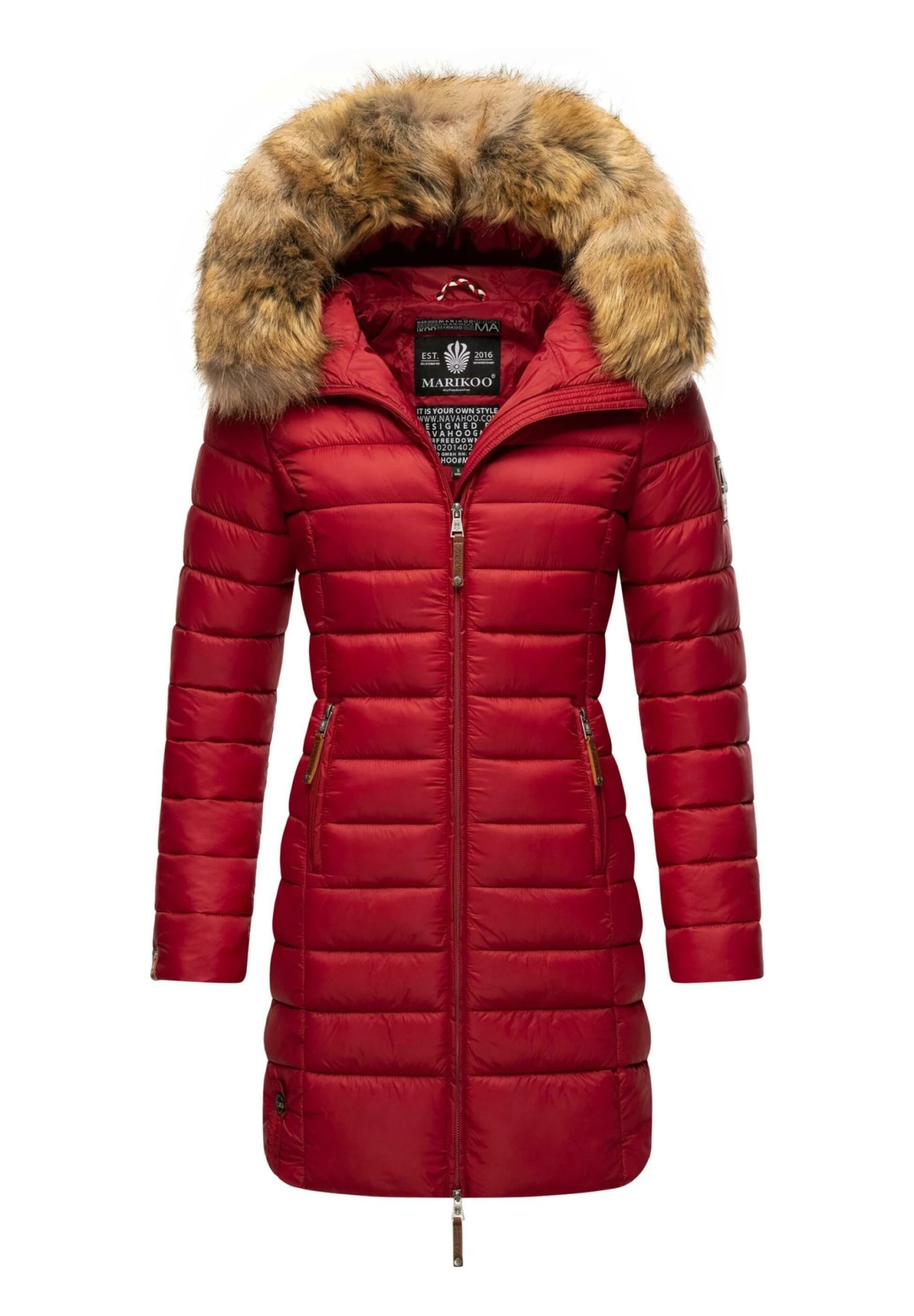 Marikoo SteppCappotto InvernaleBlood Red Donna Cappotti M5M21U001-G16 5 Marikoo SteppCappotto InvernaleBlood Red Donna Cappotti M5M21U001-G16 - immagine 5