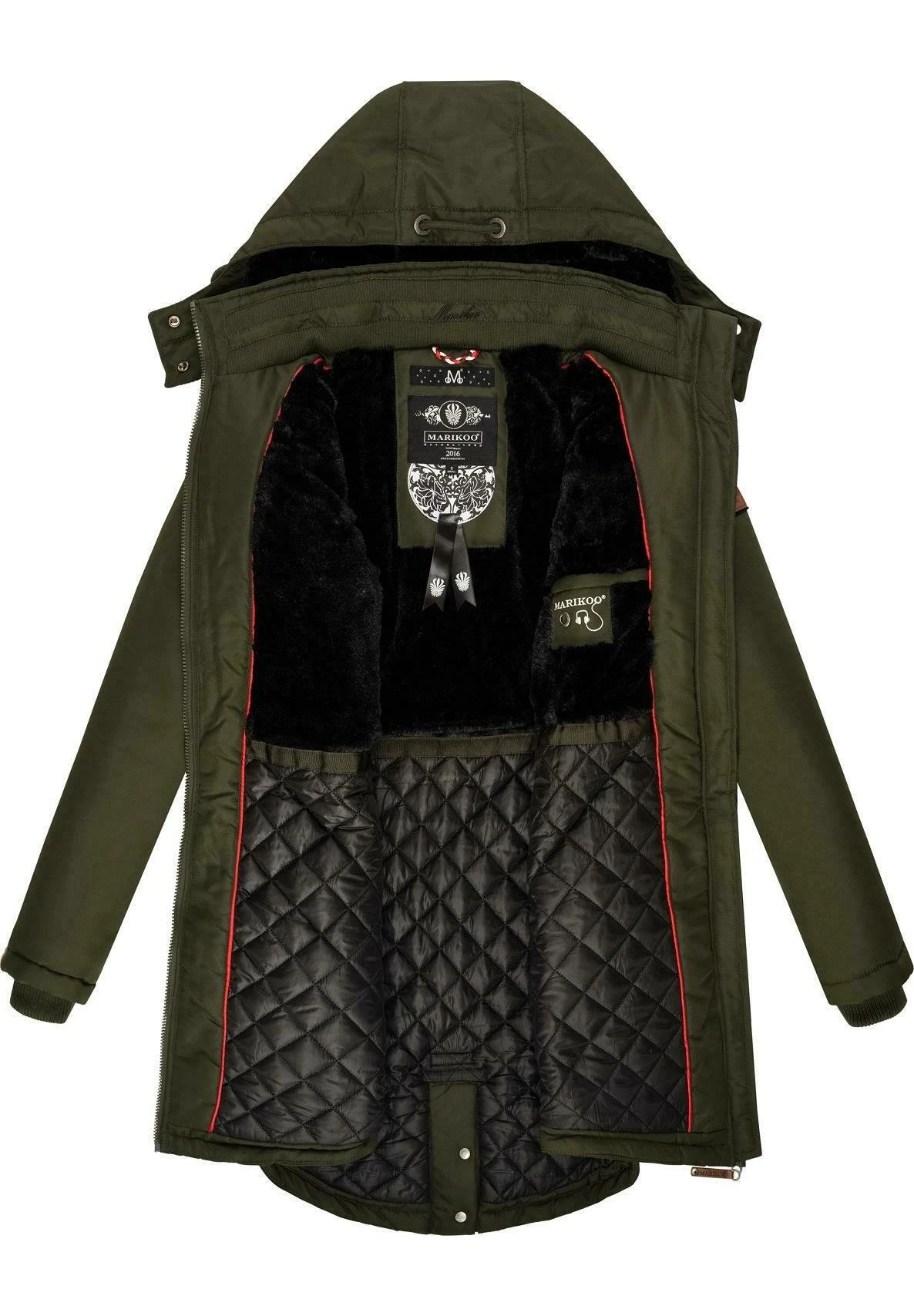 Marikoo KamiiCappotto InvernaleOlive Donna Cappotti M5M21G00E-N11 5 Marikoo KamiiCappotto InvernaleOlive Donna Cappotti M5M21G00E-N11 - immagine 5