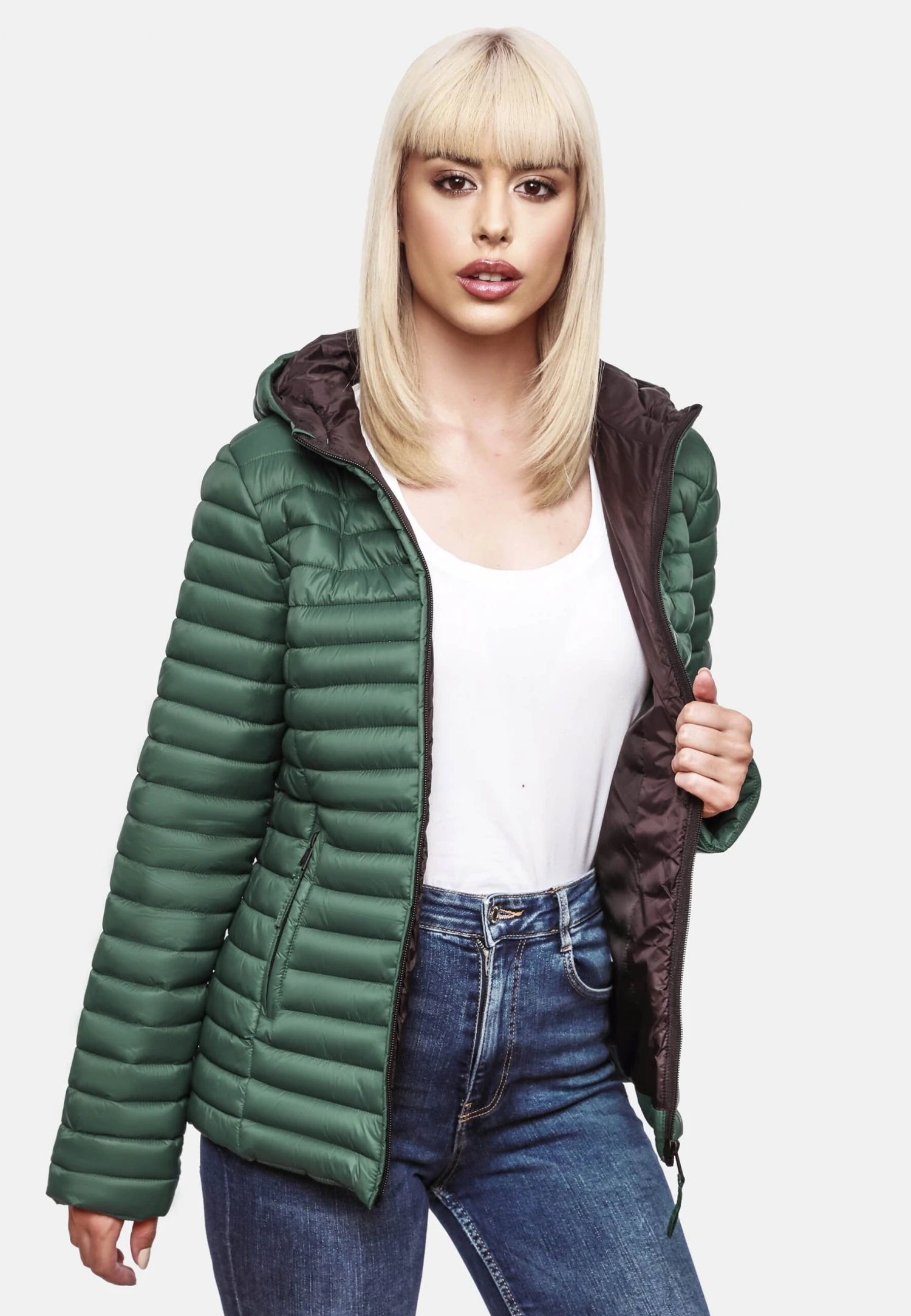Marikoo AsraaGiacca Da Mezza StagioneDark Green Donna Giacche E Blazer M5M21U00Z-M11 3 Marikoo AsraaGiacca Da Mezza StagioneDark Green Donna Giacche E Blazer M5M21U00Z-M11 - immagine 3