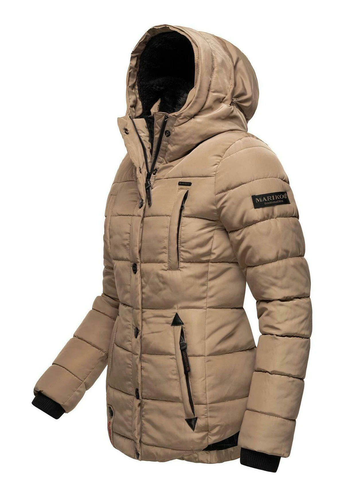 Marikoo LotusblüteGiacca InvernaleTaupe Donna Giacche E Blazer M5M21G002-B11 3 Marikoo LotusblüteGiacca InvernaleTaupe Donna Giacche E Blazer M5M21G002-B11 - immagine 3
