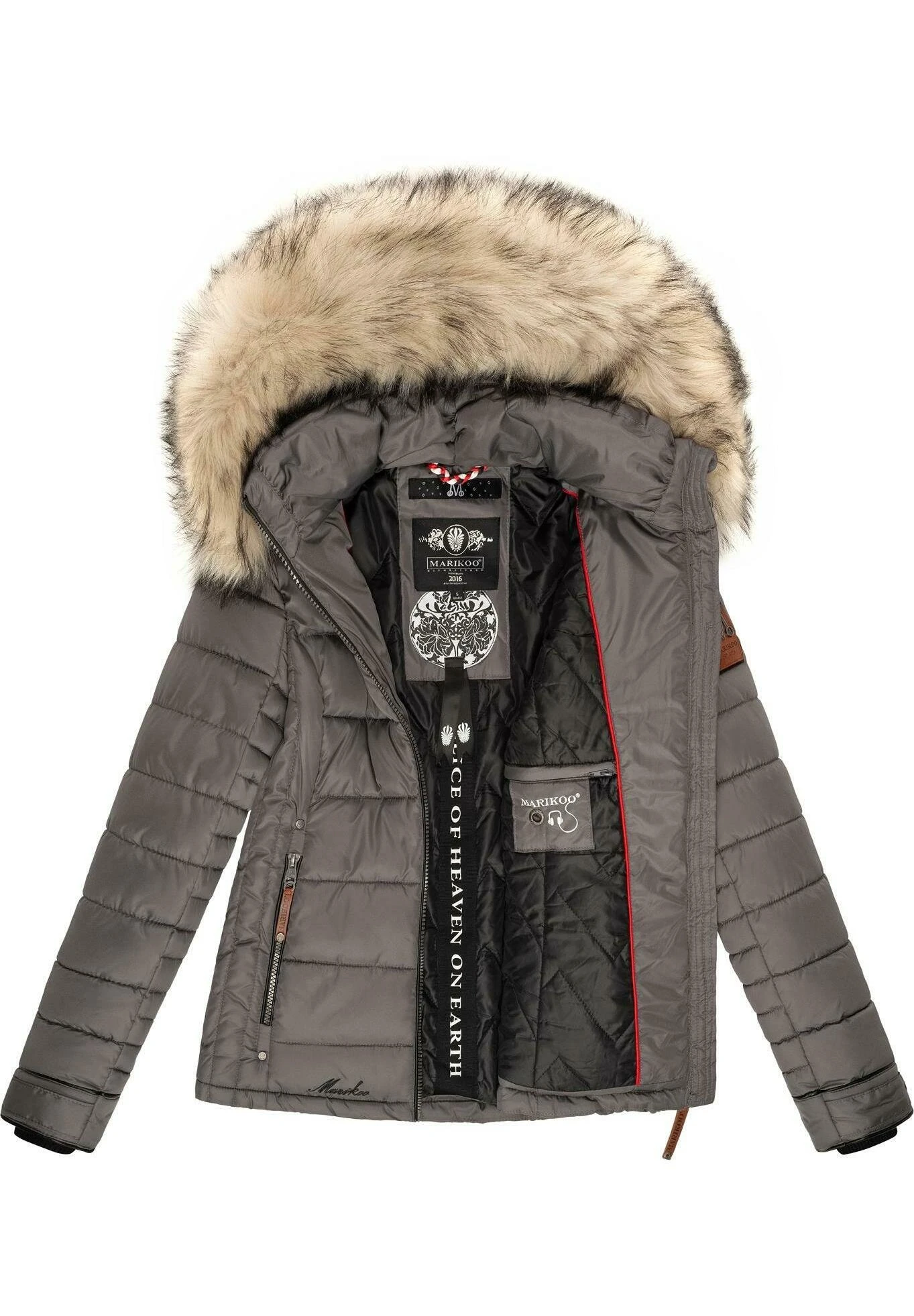 Marikoo LerikaaGiacca InvernaleDark Grey Donna Giacche E Blazer M5M21U016-C11 5 Marikoo LerikaaGiacca InvernaleDark Grey Donna Giacche E Blazer M5M21U016-C11 - immagine 5