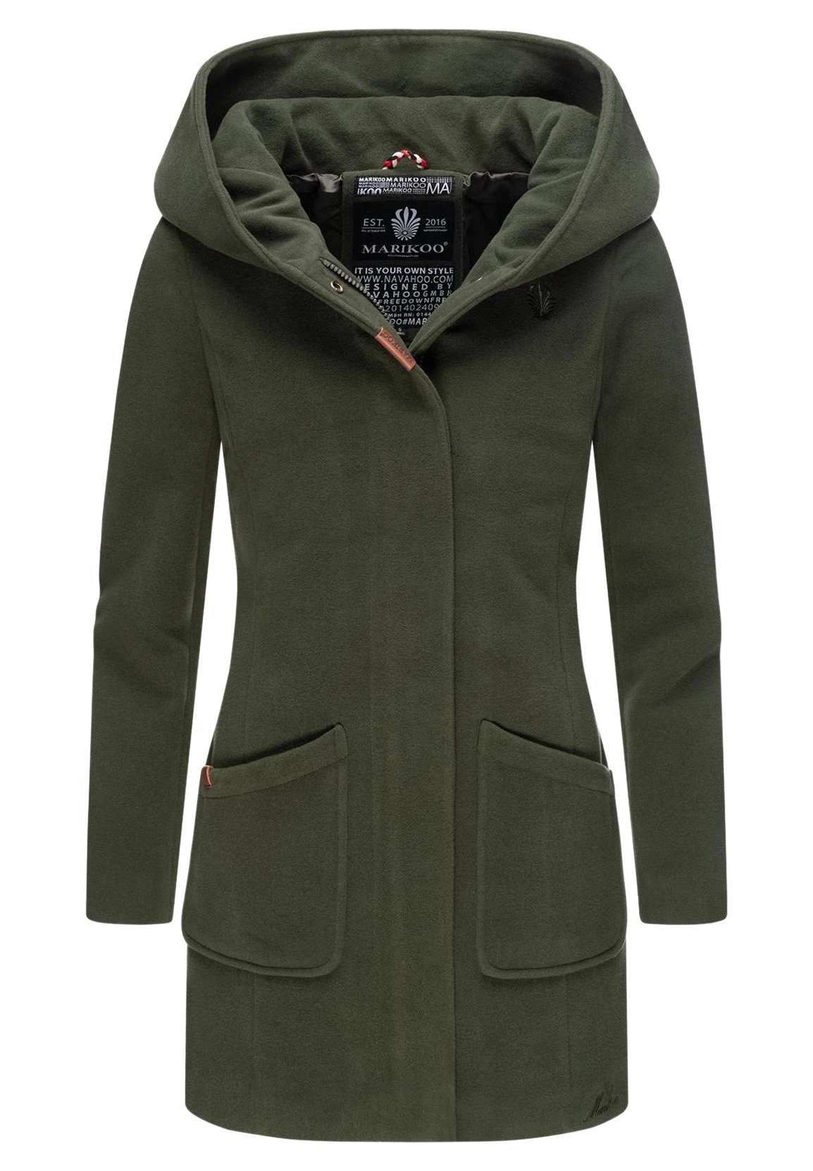 Marikoo Cappotto CortoForest Green Donna Cappotti M5M21U00Q-M11 5 Marikoo Cappotto CortoForest Green Donna Cappotti M5M21U00Q-M11 - immagine 5