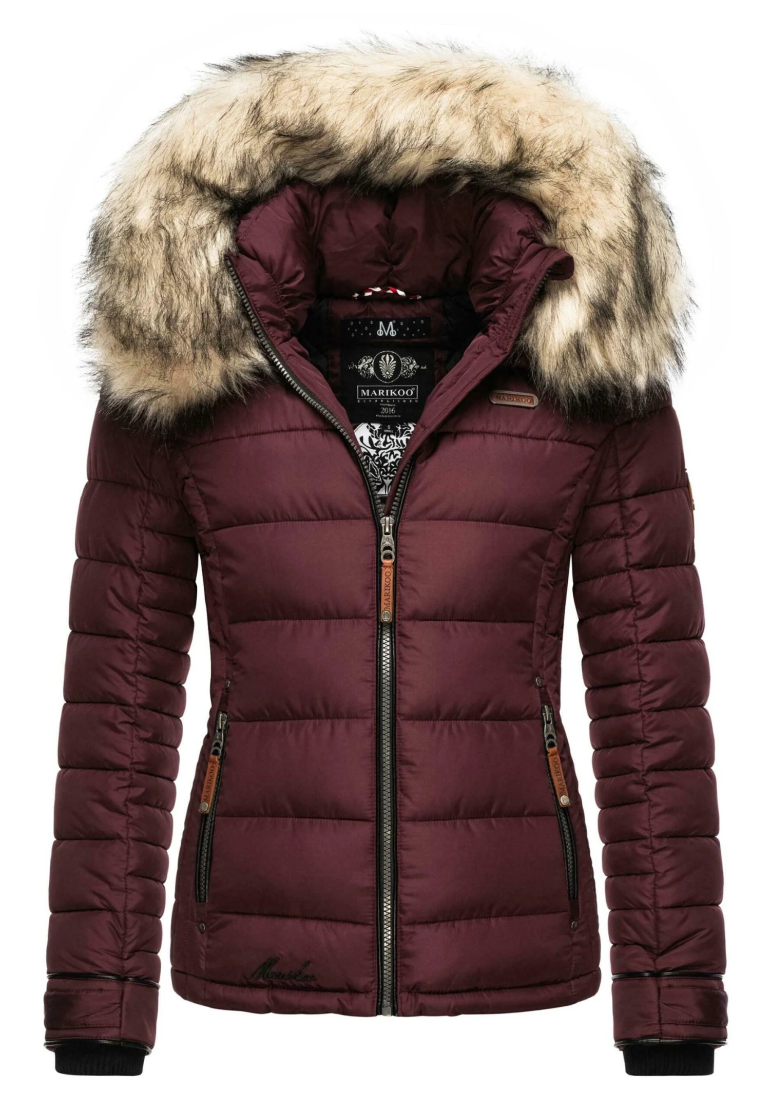 Marikoo LerikaaGiacca InvernaleDark Red Melange Donna Giacche E Blazer M5M21U016-G12 5 Marikoo LerikaaGiacca InvernaleDark Red Melange Donna Giacche E Blazer M5M21U016-G12 - immagine 5