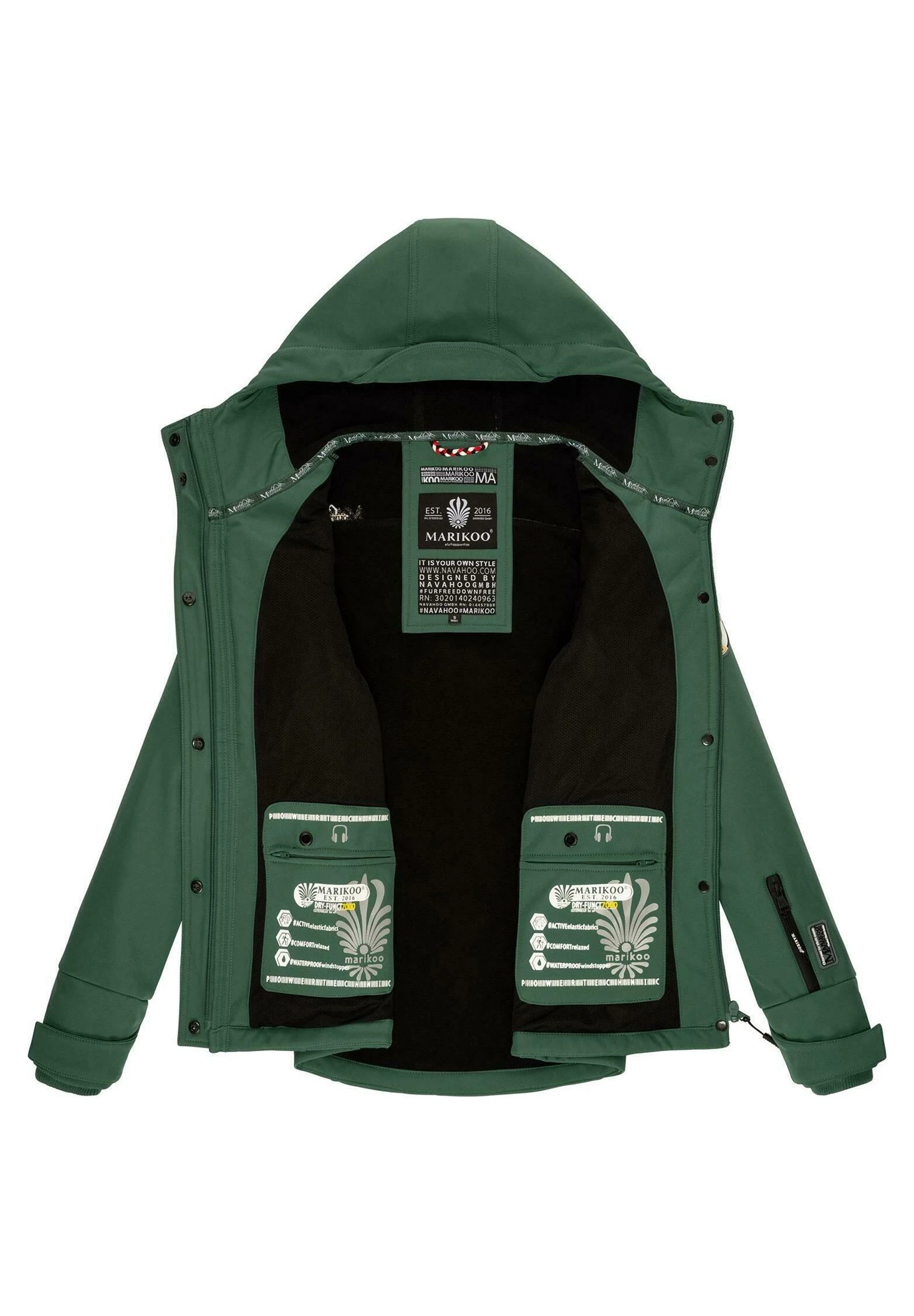 Marikoo FunktionsGiacca OutdoorDusty Green Donna Giacche E Blazer M5M21G00J-M11 7 Marikoo FunktionsGiacca OutdoorDusty Green Donna Giacche E Blazer M5M21G00J-M11 - immagine 7