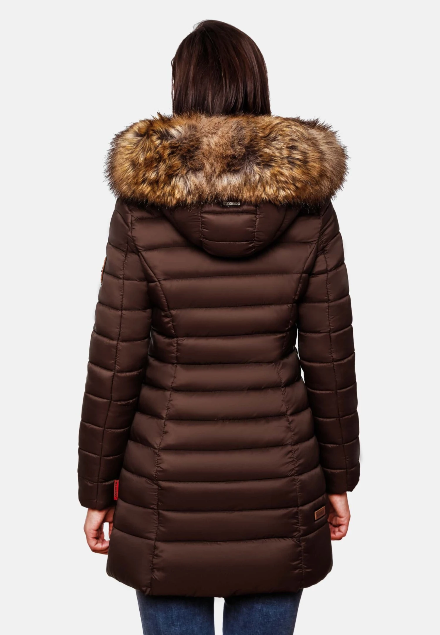 Marikoo SteppCappotto InvernaleDark Choco Donna Cappotti M5M21U001-O13 2 Marikoo SteppCappotto InvernaleDark Choco Donna Cappotti M5M21U001-O13 - immagine 2