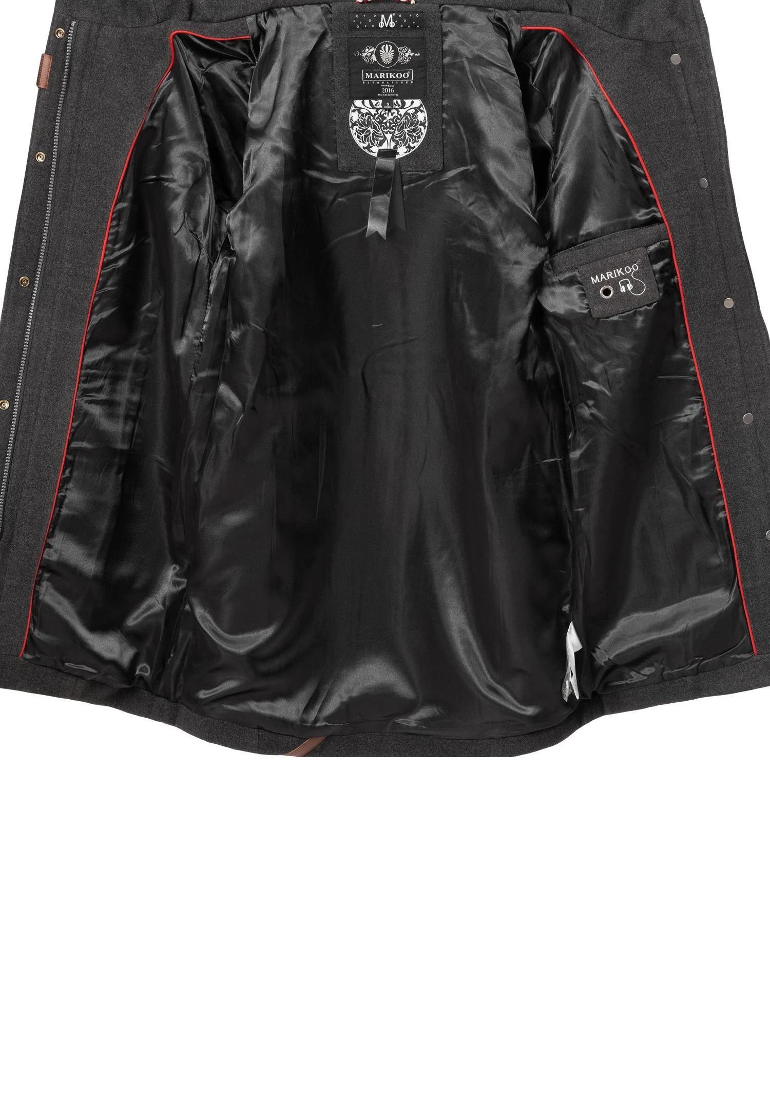 Marikoo Cappotto CortoAnthrazit Donna Cappotti M5M21U00Q-Q12 4 Marikoo Cappotto CortoAnthrazit Donna Cappotti M5M21U00Q-Q12 - immagine 4