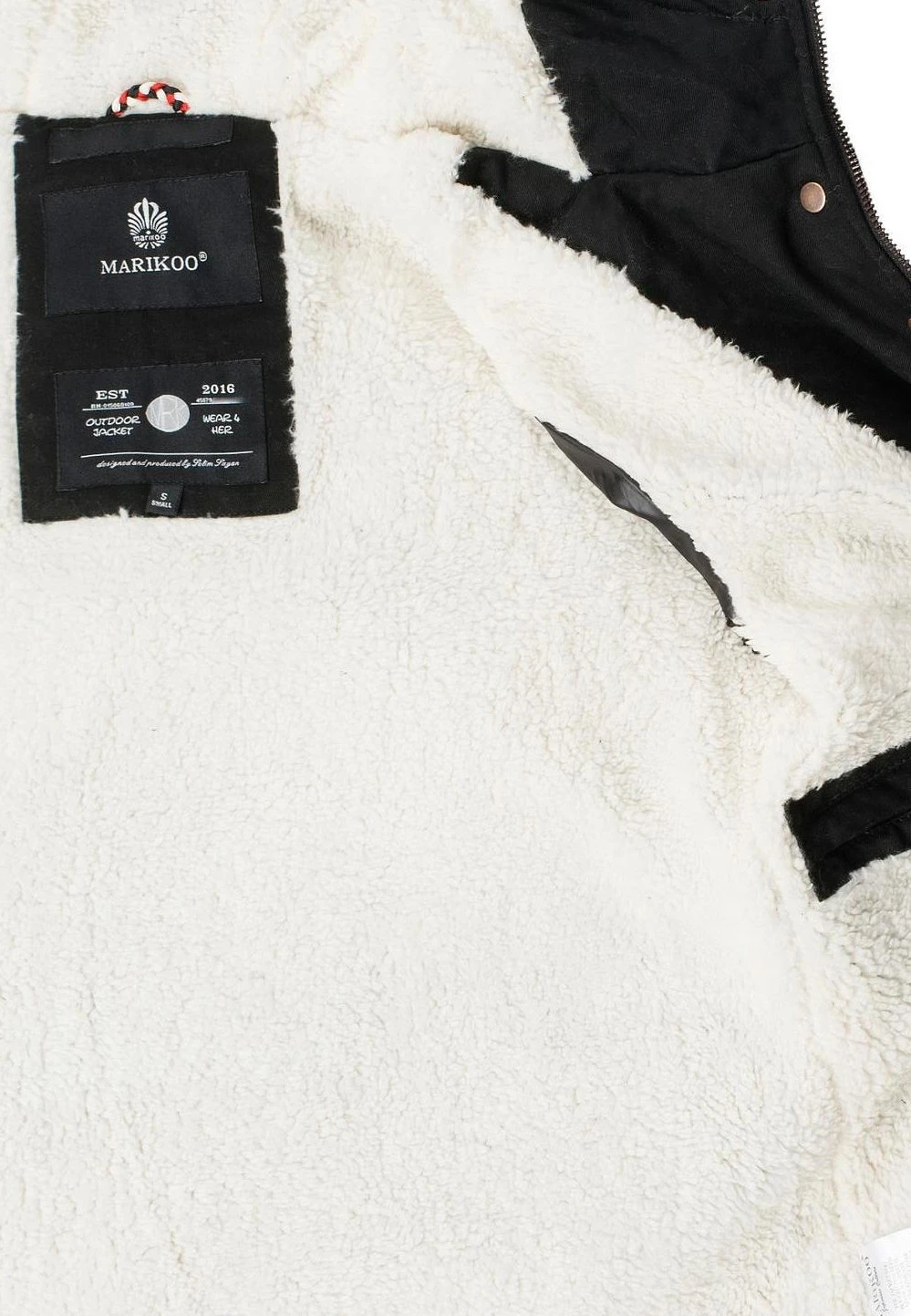 Marikoo Manolya - Cappotto Invernale - Black 6 Marikoo Manolya - Cappotto Invernale - Black - immagine 6