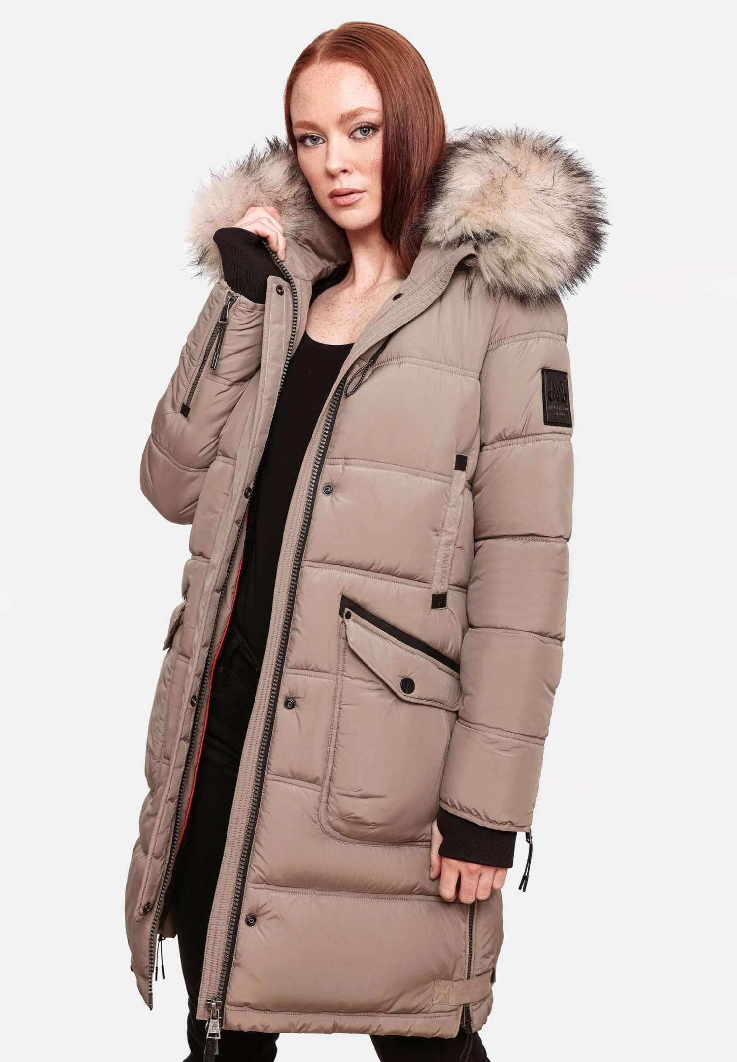 Marikoo Chaskaa - Cappotto Invernale - Taupe 4 Marikoo Chaskaa - Cappotto Invernale - Taupe - immagine 4