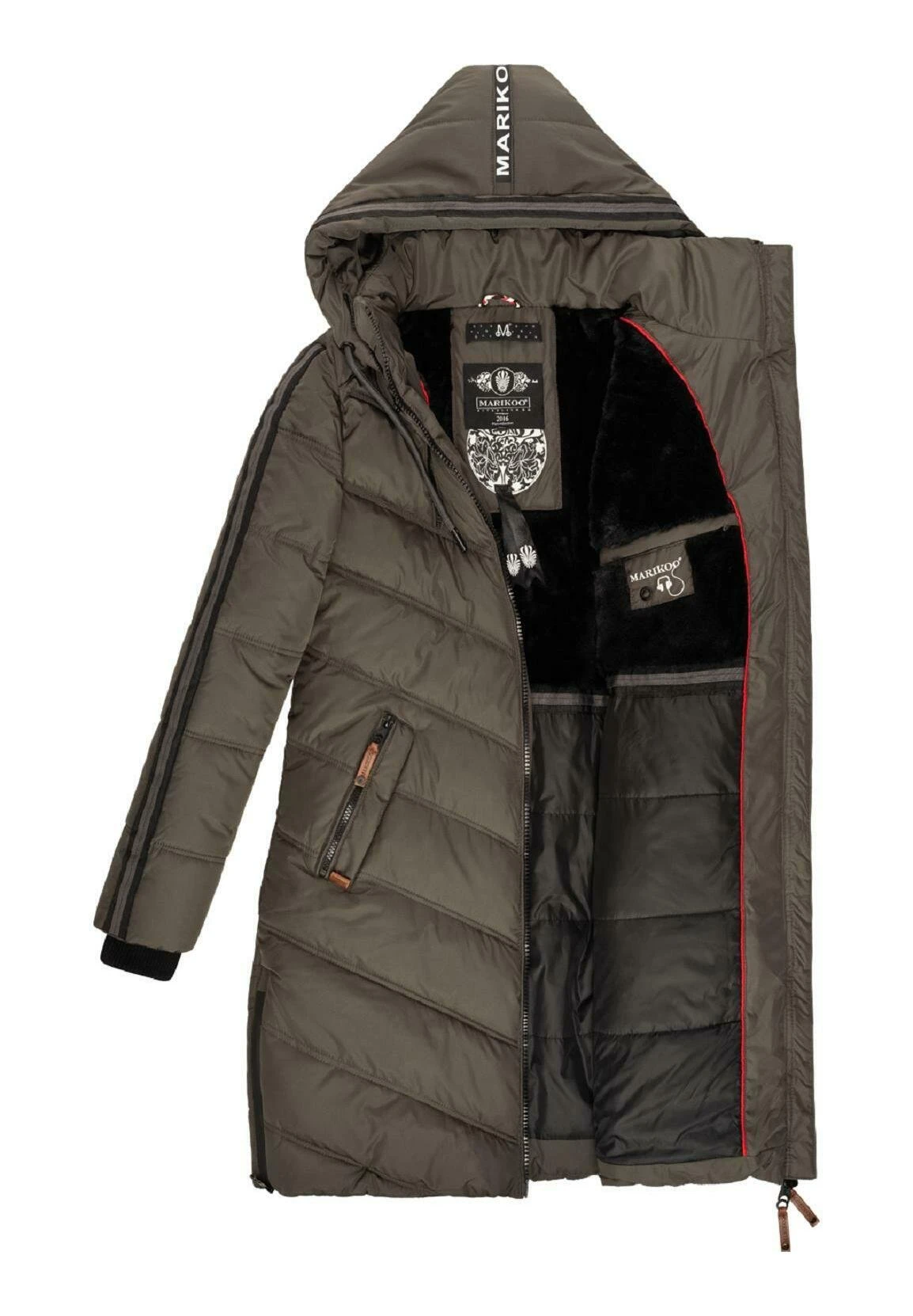 Marikoo Armasa - Cappotto Invernale - Dark Grey 4 Marikoo Armasa - Cappotto Invernale - Dark Grey - immagine 4