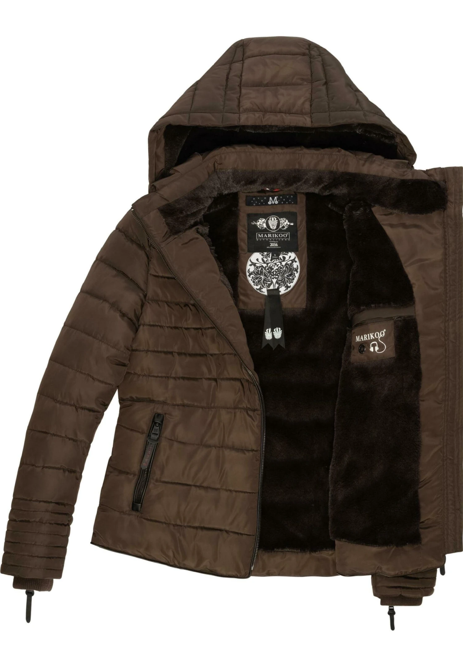 Marikoo AmberGiacca InvernaleDark Choco Donna Giacche E Blazer M5M21G005-O15 3 Marikoo AmberGiacca InvernaleDark Choco Donna Giacche E Blazer M5M21G005-O15 - immagine 3