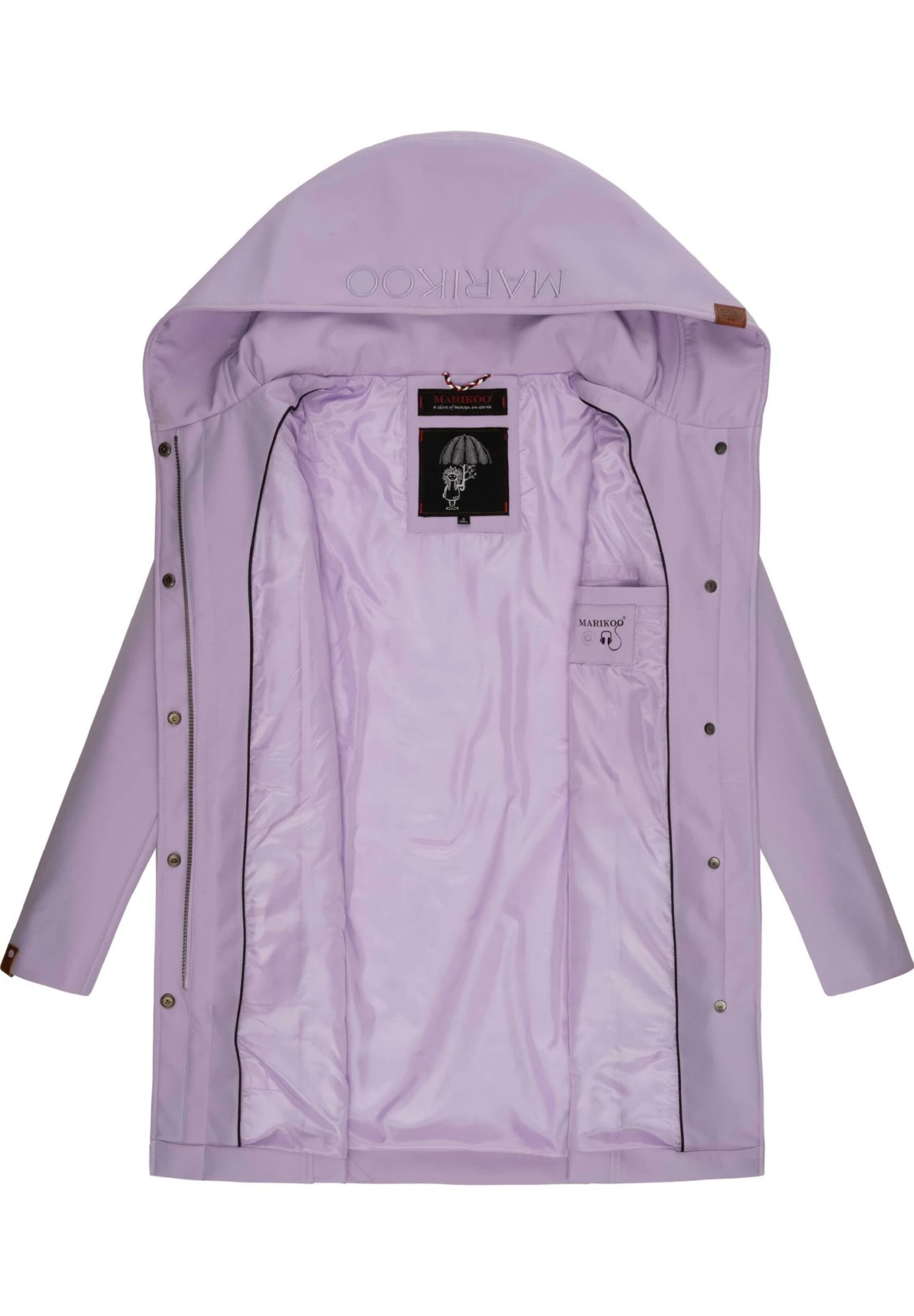 Marikoo MayleenImpermeabileLight Lilac Donna Giacche E Blazer M5M21U00V-I11 4 Marikoo MayleenImpermeabileLight Lilac Donna Giacche E Blazer M5M21U00V-I11 - immagine 4