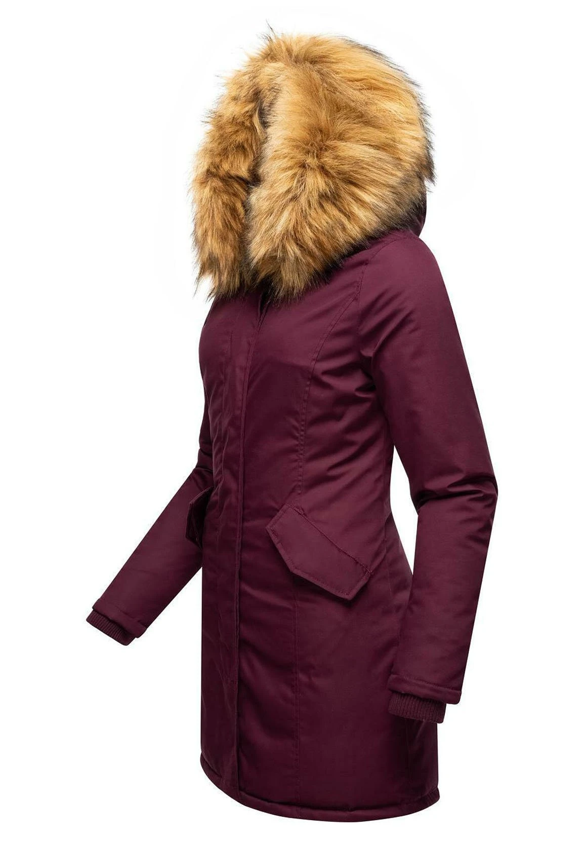 Marikoo KarmaaCappotto InvernaleDark Red Melange Donna Cappotti M5M21U002-G12 2 Marikoo KarmaaCappotto InvernaleDark Red Melange Donna Cappotti M5M21U002-G12 - immagine 2