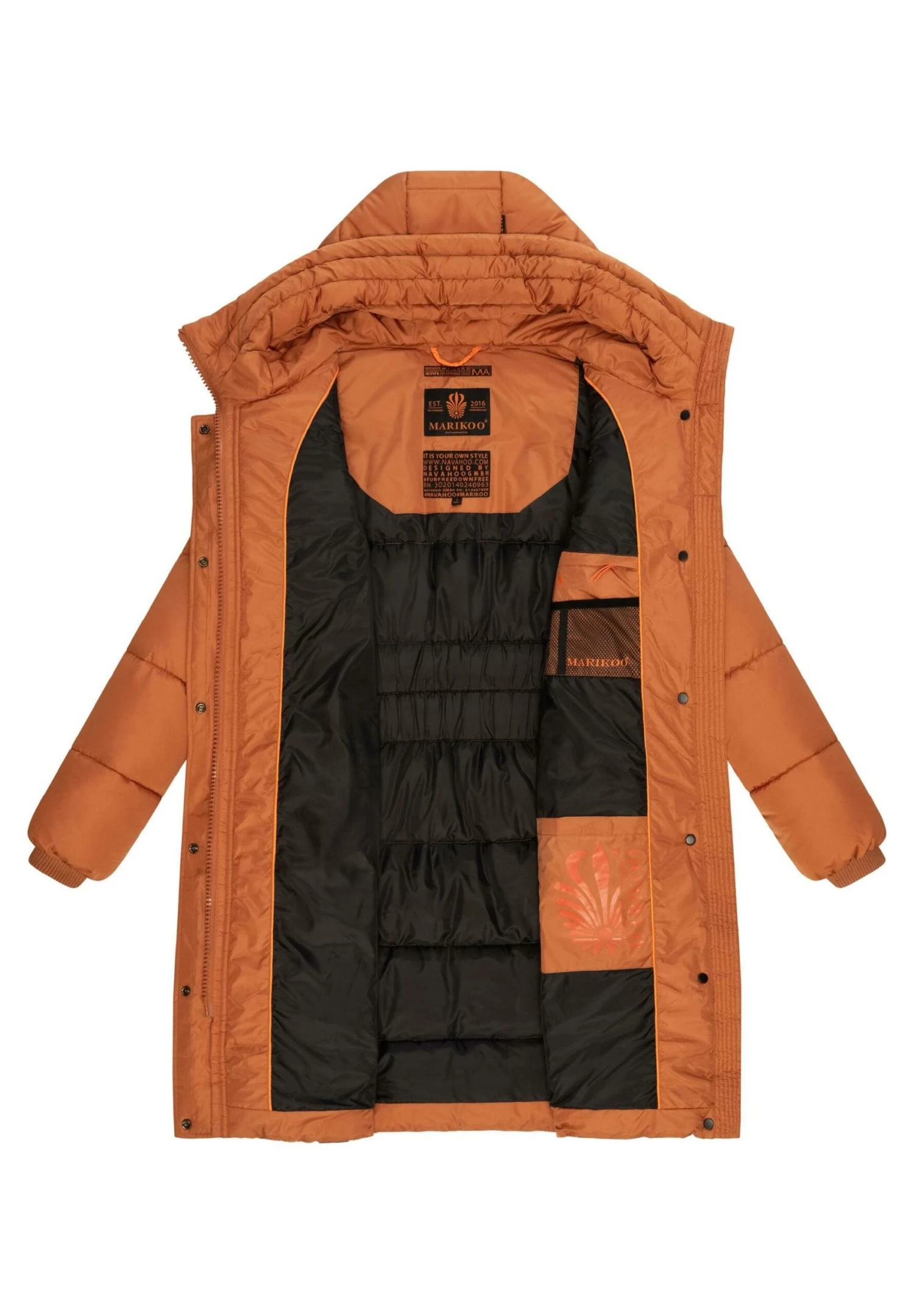 Marikoo YuikooCappotto InvernaleRusty Cinnamon Donna Cappotti M5M21U01K-O12 4 Marikoo YuikooCappotto InvernaleRusty Cinnamon Donna Cappotti M5M21U01K-O12 - immagine 4