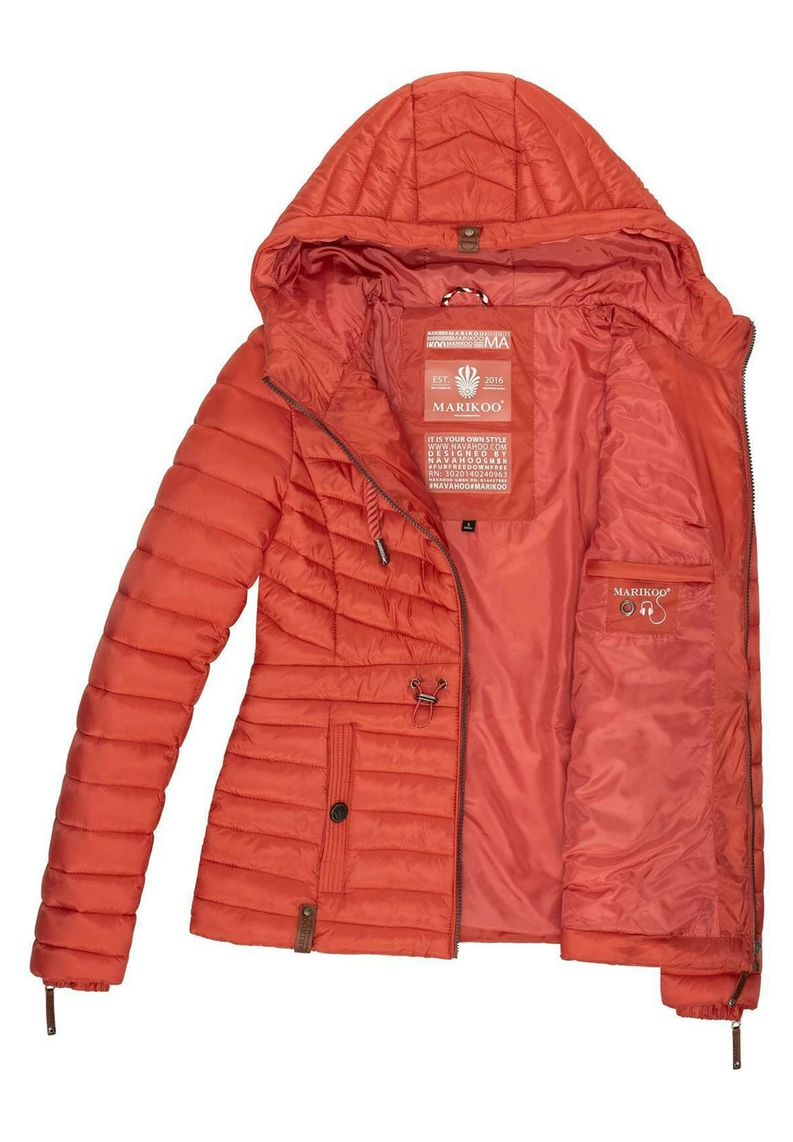 Marikoo AniyaaGiacca Da Mezza StagioneCoralle Donna Giacche E Blazer M5M21G00I-G11 5 Marikoo AniyaaGiacca Da Mezza StagioneCoralle Donna Giacche E Blazer M5M21G00I-G11 - immagine 5