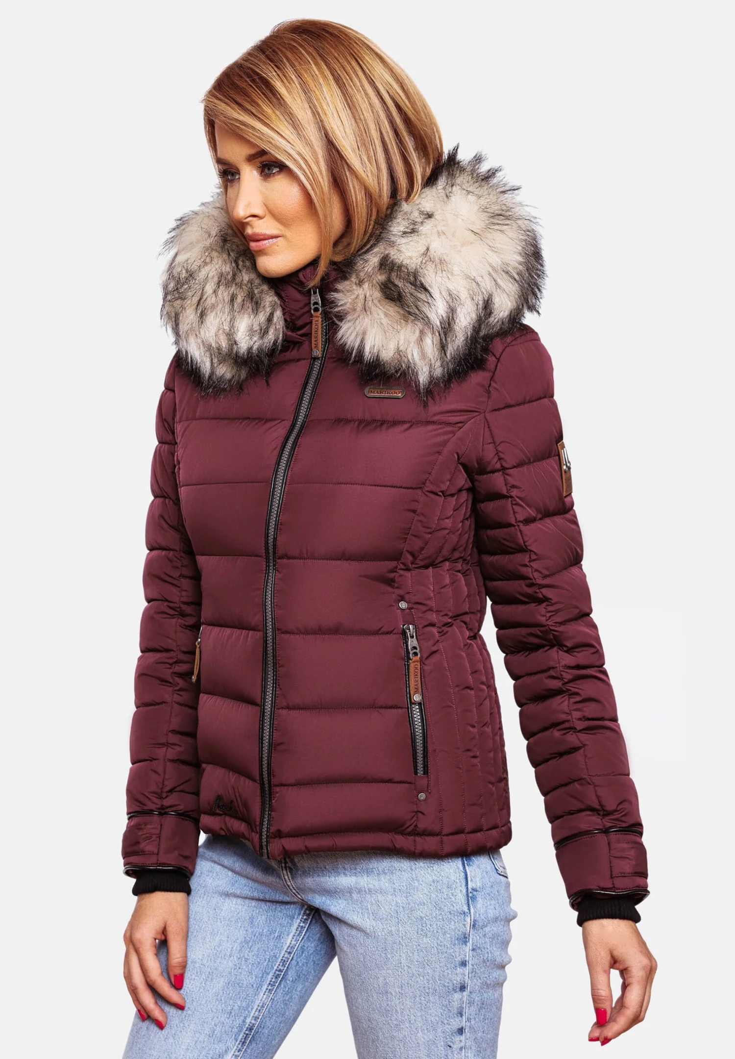 Marikoo LerikaaGiacca InvernaleDark Red Melange Donna Giacche E Blazer M5M21U016-G12 3 Marikoo LerikaaGiacca InvernaleDark Red Melange Donna Giacche E Blazer M5M21U016-G12 - immagine 3