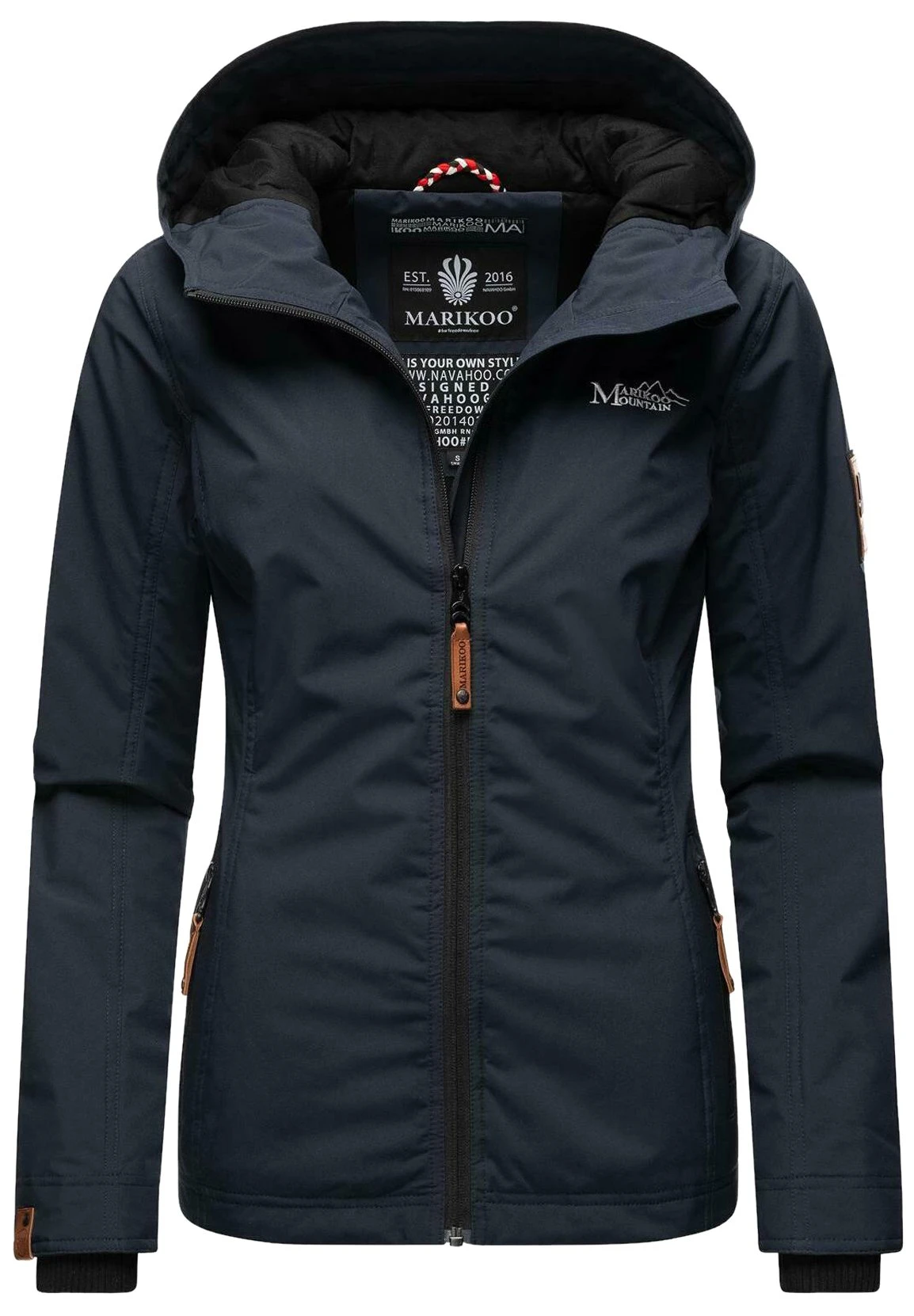 Marikoo Brombeere - Giacca Outdoor - Dark Blue 1 Marikoo Brombeere - Giacca Outdoor - Dark Blue