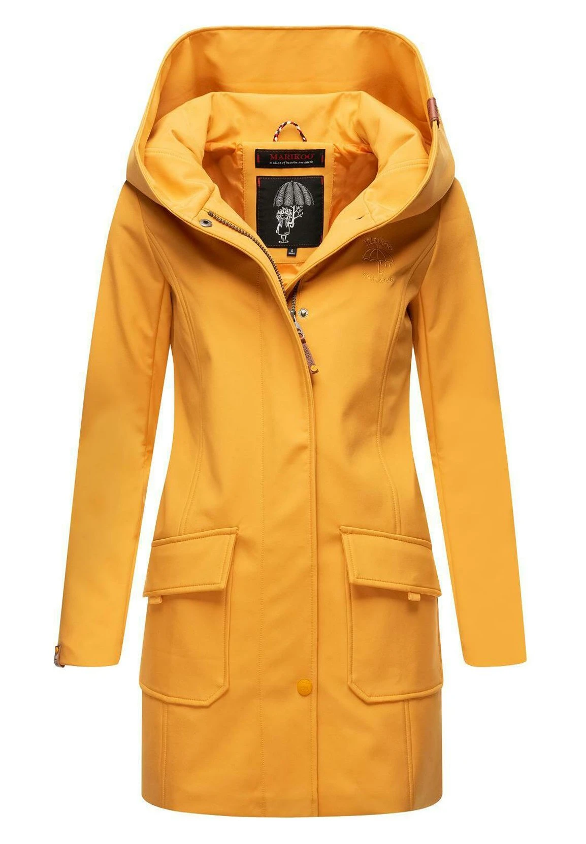 Marikoo MayleenImpermeabileAmber Yellow Donna Giacche E Blazer M5M21U00V-E12 4 Marikoo MayleenImpermeabileAmber Yellow Donna Giacche E Blazer M5M21U00V-E12 - immagine 4