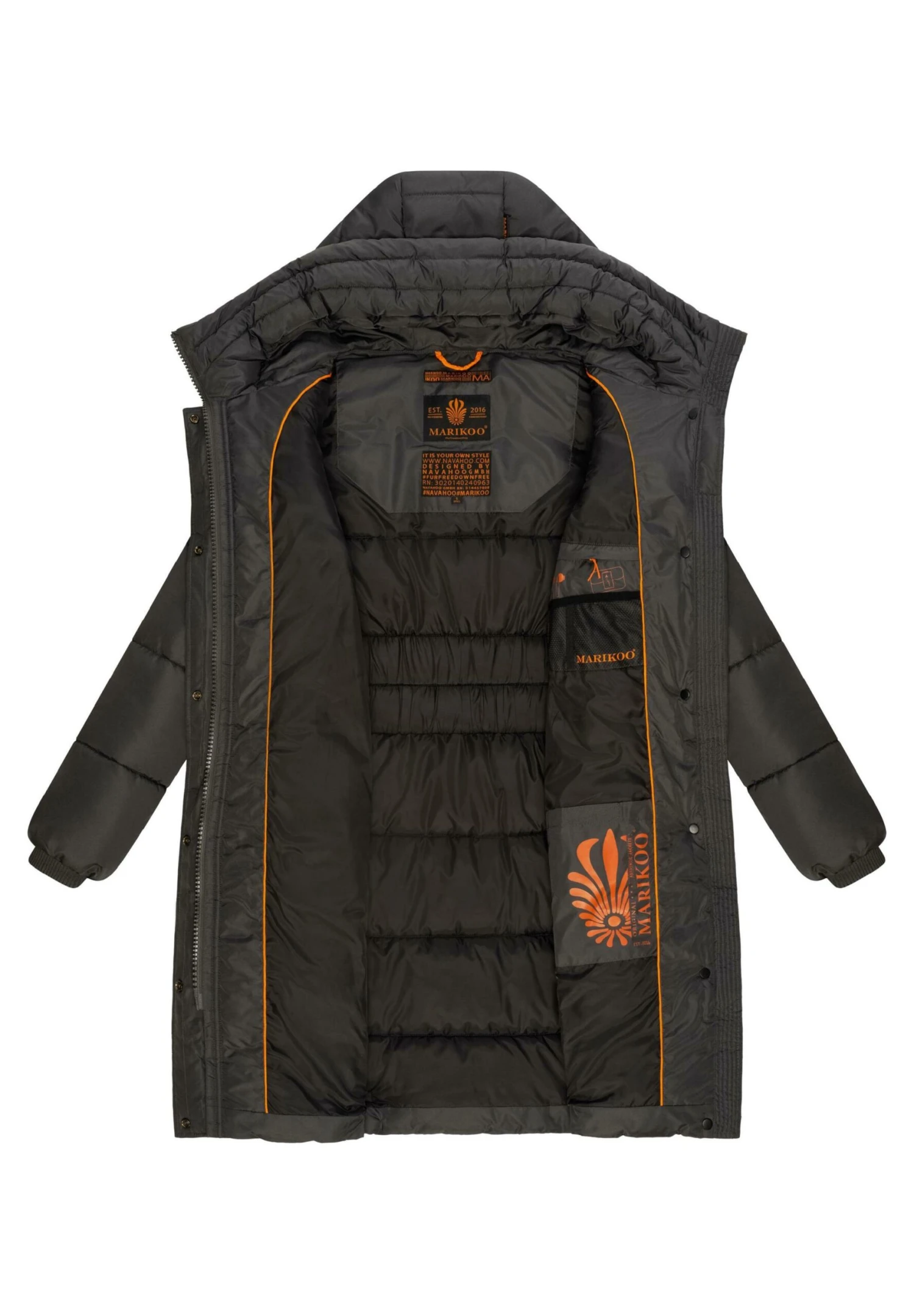 Marikoo YuikooCappotto InvernaleAnthracite Donna Cappotti M5M21U01K-Q11 4 Marikoo YuikooCappotto InvernaleAnthracite Donna Cappotti M5M21U01K-Q11 - immagine 4