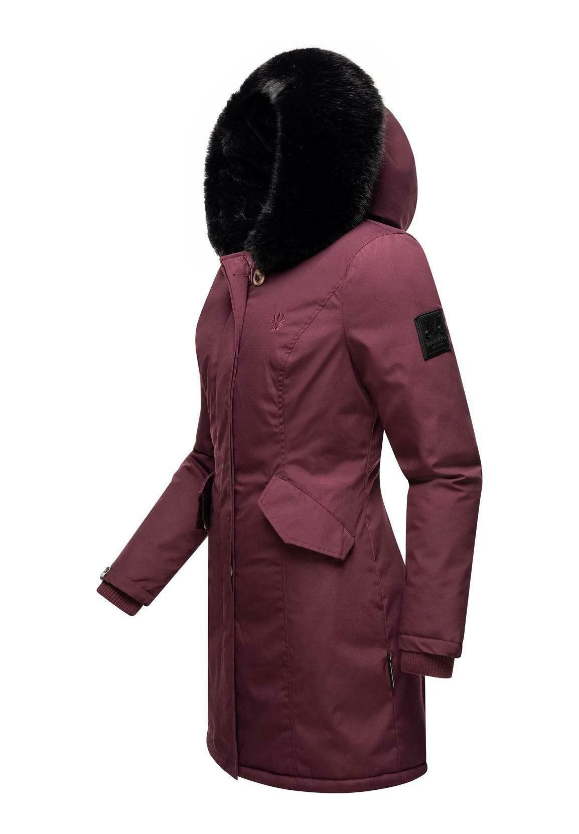 Marikoo Karambaa - Cappotto Invernale - Dark Red Melange 3 Marikoo Karambaa - Cappotto Invernale - Dark Red Melange - immagine 3