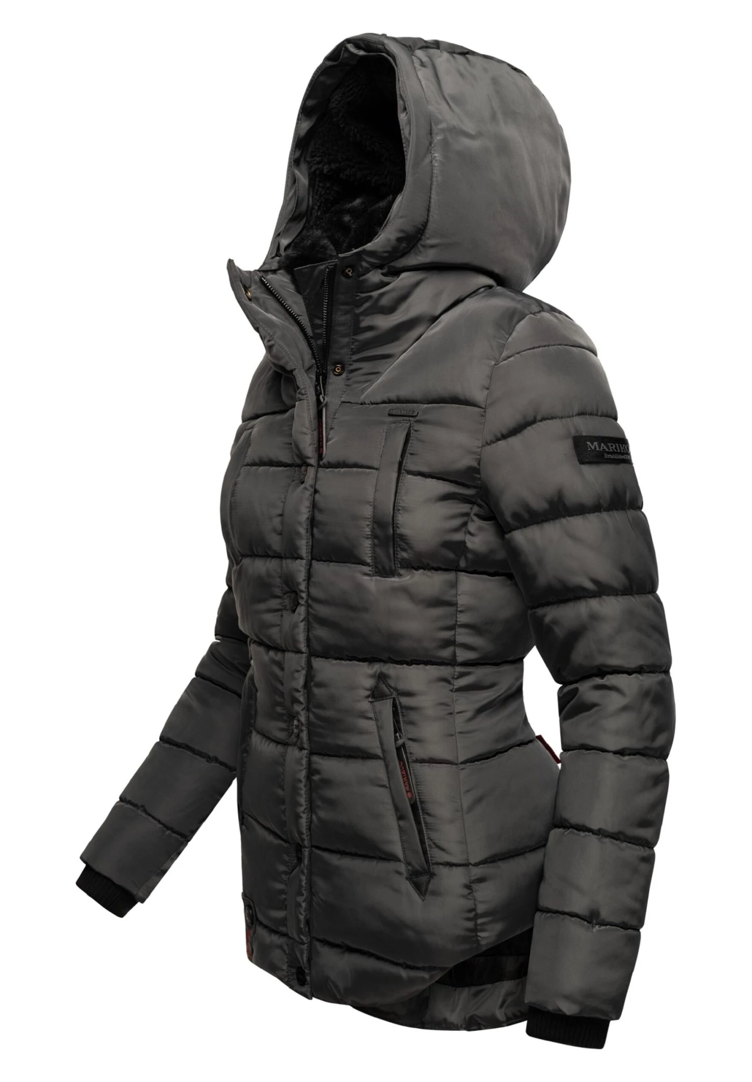 Marikoo LotusblüteGiacca InvernaleAnthracite Donna Giacche E Blazer M5M21G002-C12 2 Marikoo LotusblüteGiacca InvernaleAnthracite Donna Giacche E Blazer M5M21G002-C12 - immagine 2