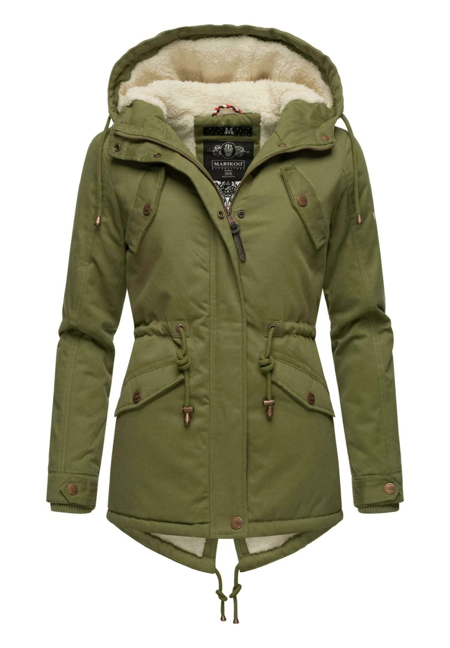 Marikoo Manolya - Cappotto Invernale - Dusty Olive 1 Marikoo Manolya - Cappotto Invernale - Dusty Olive