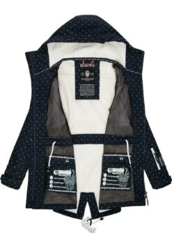 Marikoo ZimtzickeParkaNavy Dots Donna Cappotti M5M21U005-K16 7 Marikoo ZimtzickeParkaNavy Dots Donna Cappotti M5M21U005-K16 -Marikoo Negozio 9d1b55e3472c4ced8698c42804f58b52